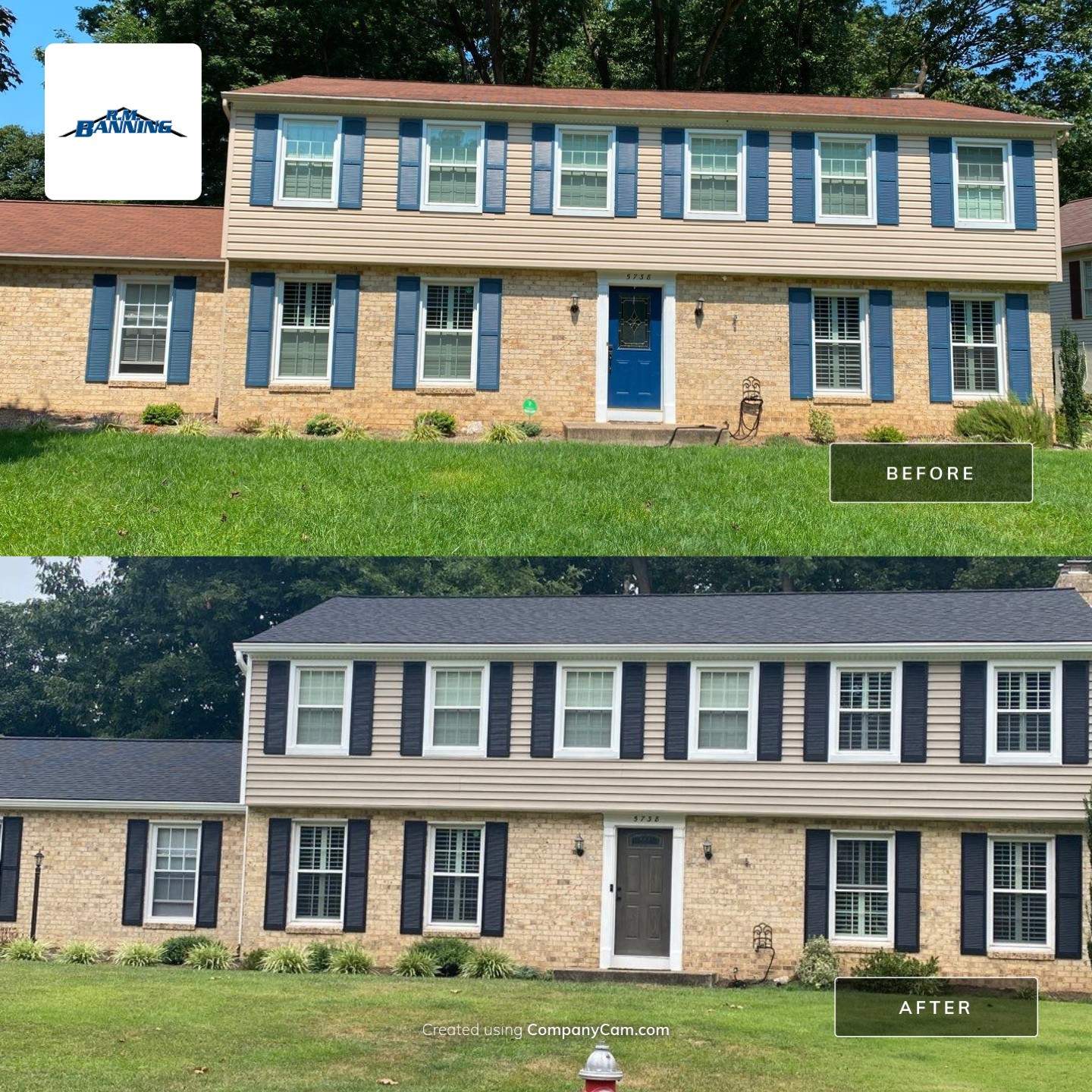 Burke: Multi-Trade Exterior Renovation by RM Banning, Inc.