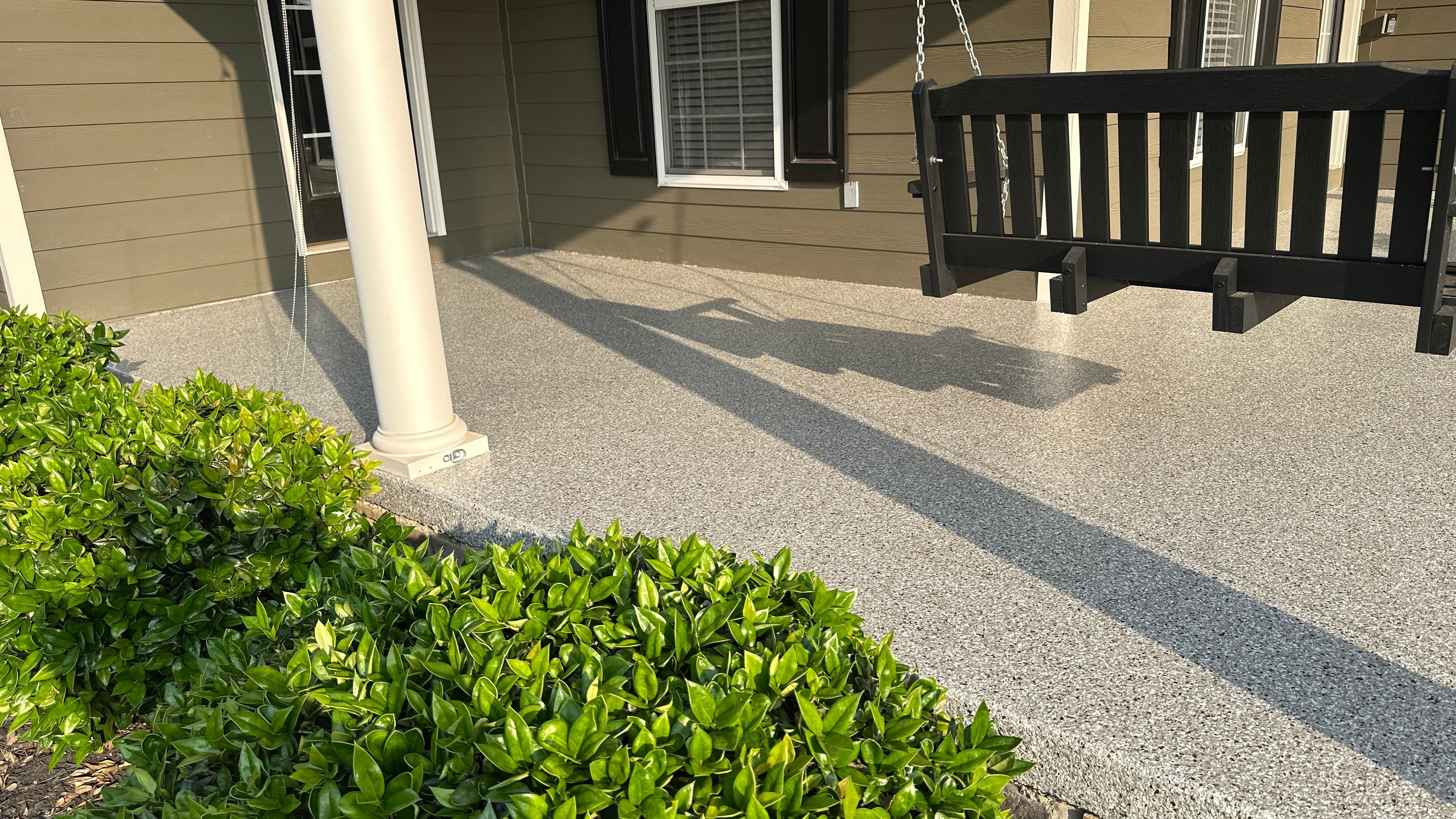 Front Porch using Creekbed by Elite Floor Solutions