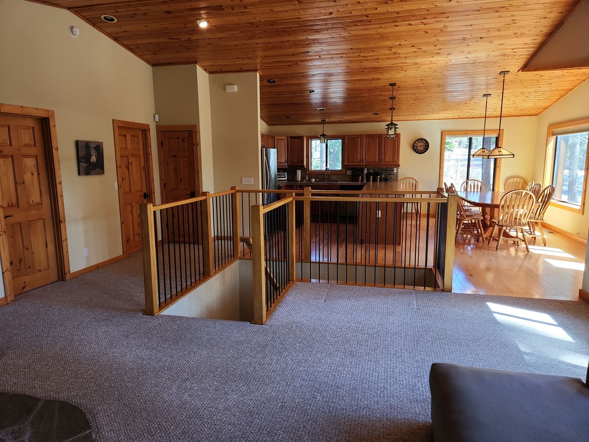Interior Railing by The Tahoe Tradesman