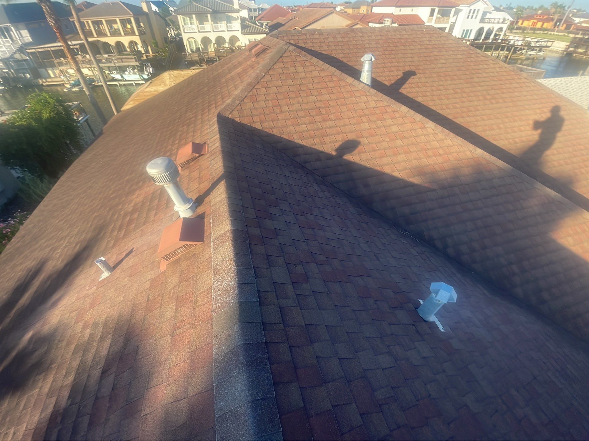 Residential Roofing Installation using GAF HDZ Shakewood by Lighthouse Roofing