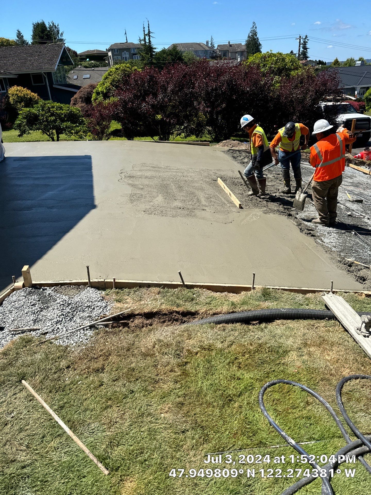 Jacob | Concrete Driveway  by Jireh Asphalt & Concrete Inc 