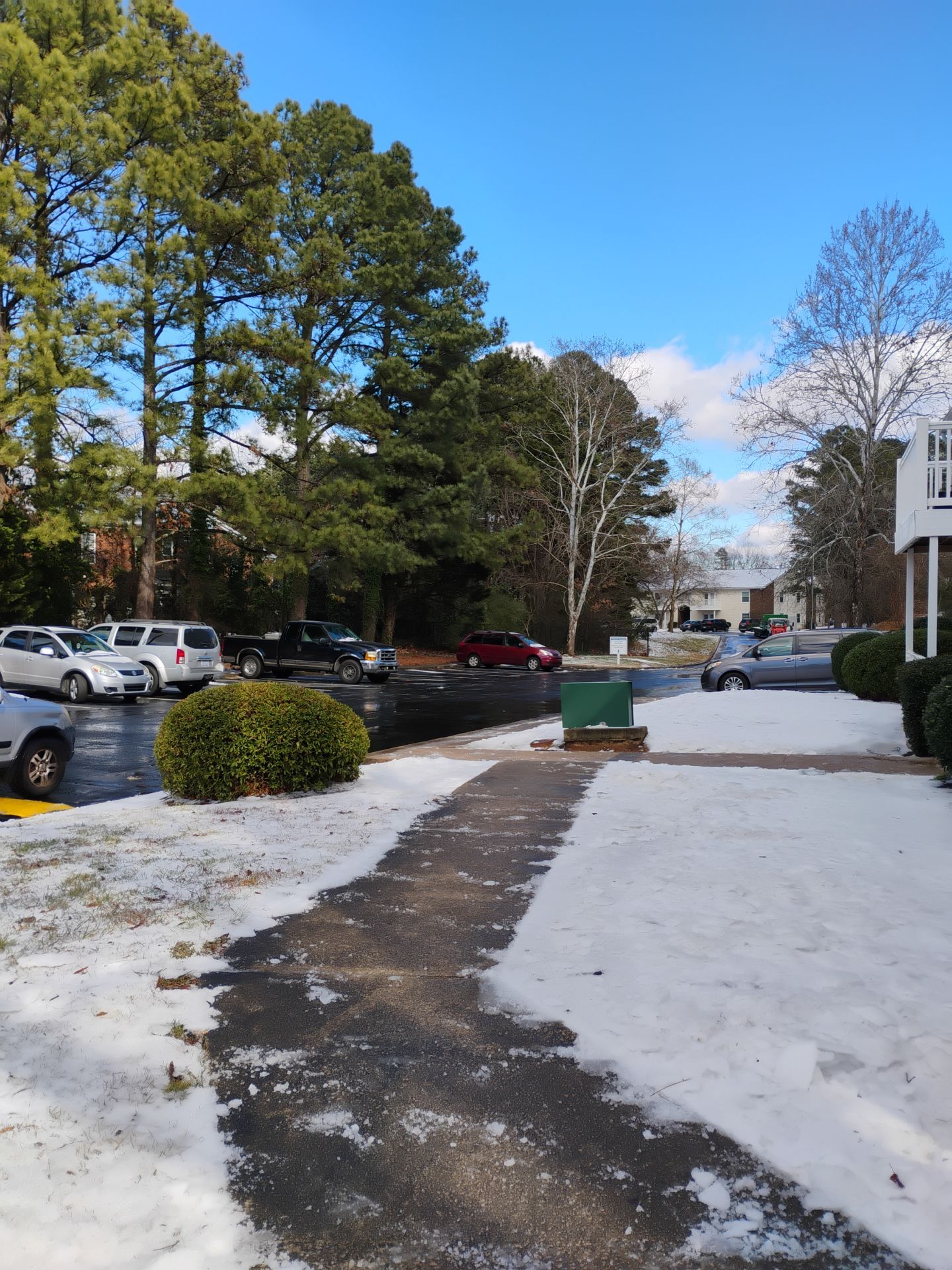 Snow removal from streets in Cary by Martinez Brother’s Nc Landscaping Inc