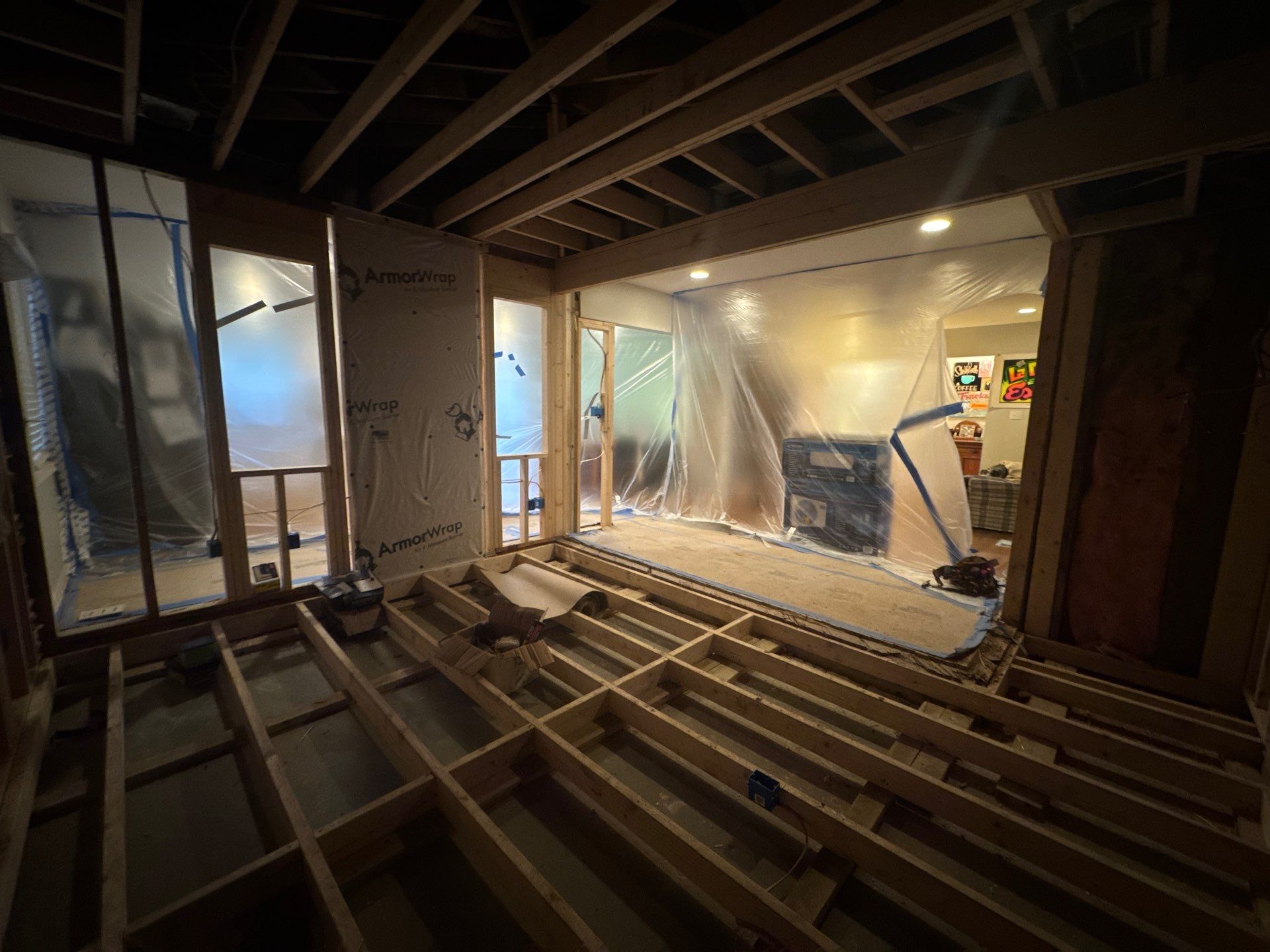 Full Home Transformation with Enclosed Living Room Addition by Swift Home Renovations