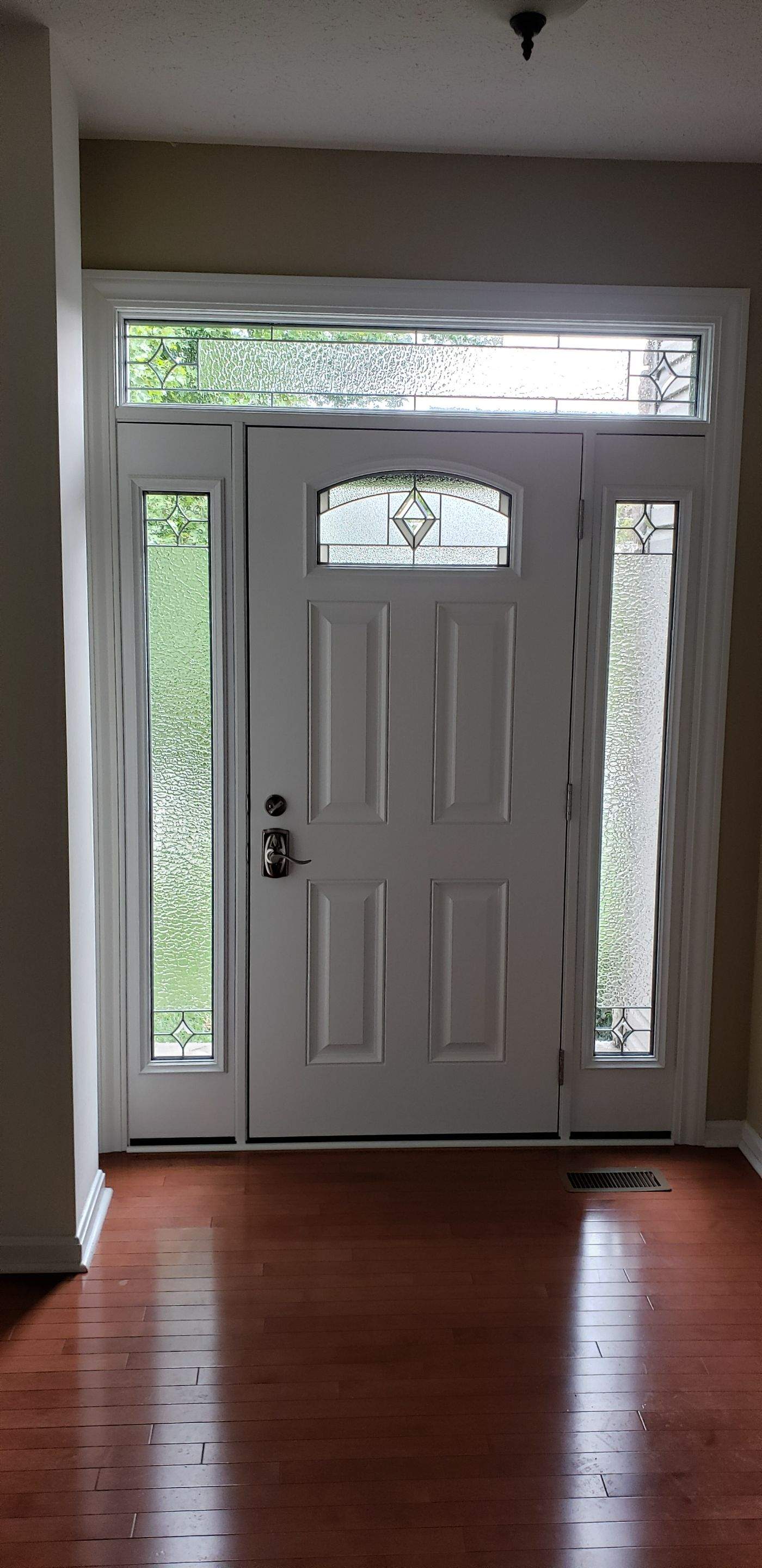 Front Door Installation  using Provia Signet Entry Door by Roof Right Inc