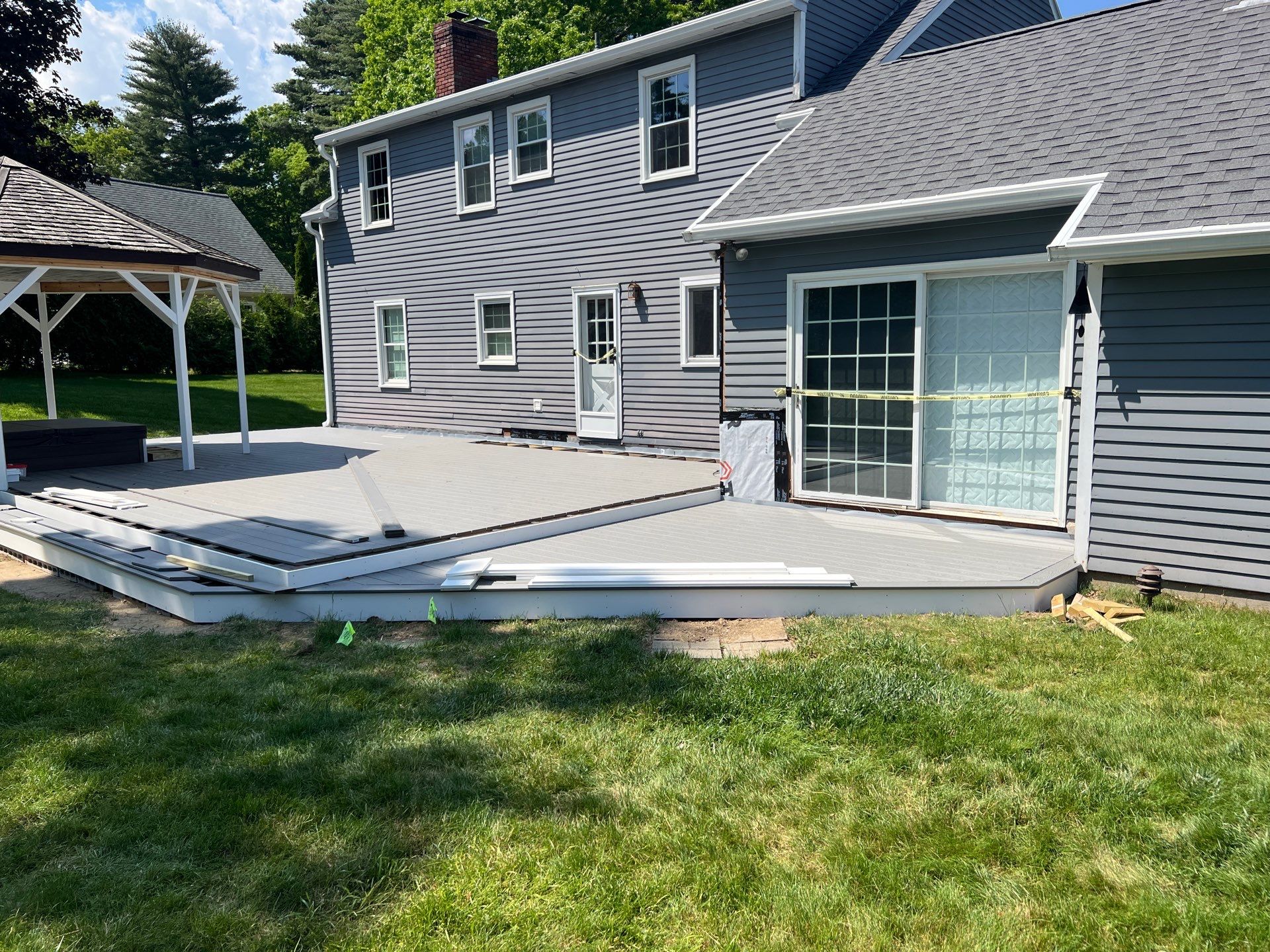 Deck Repair using Trex Select Decking by Chagnon Building & Remodeling LLC