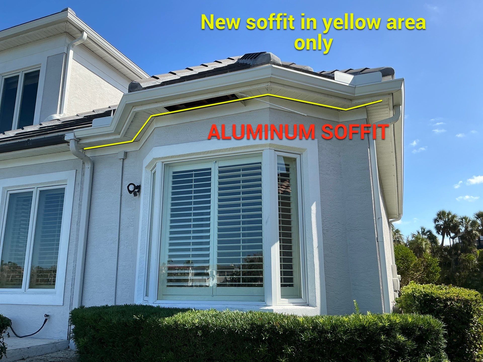 Premium Soffit and Fascia Renovation in Longboat Key FL by Gutter Professors