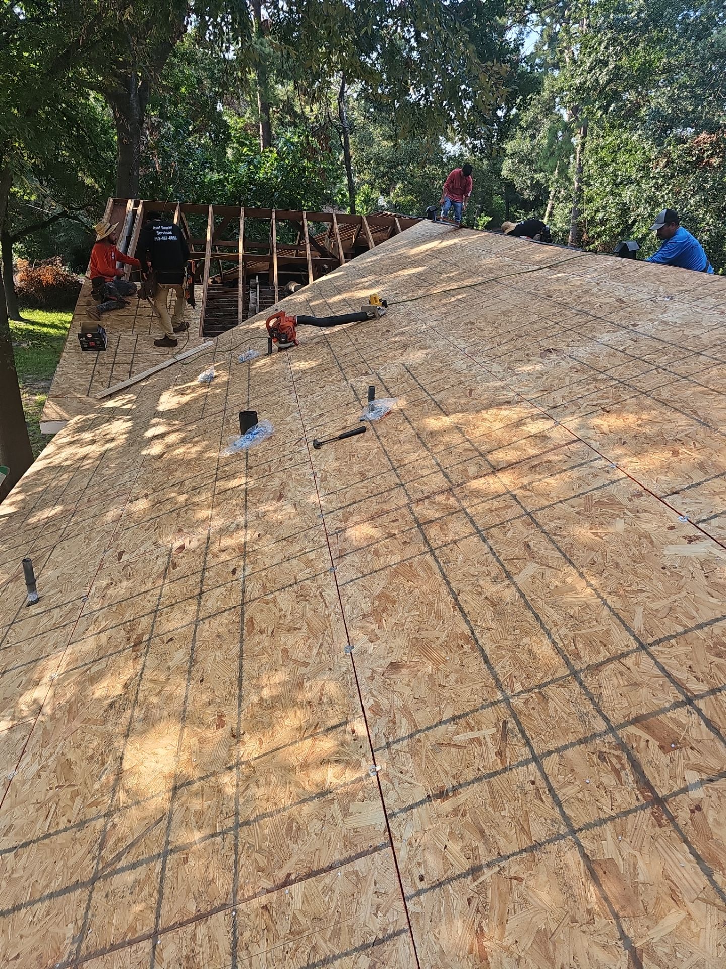 Residential Roofing Installation using Owen's Corning Duration (Lifetime) Shingles by Roof Repair Company