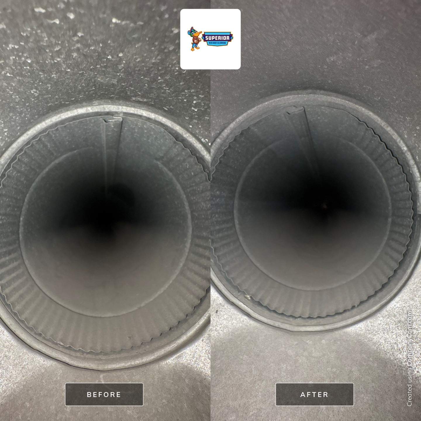 Air Duct Cleaning With a Vacuum Truck in Boardman, OH by Superior Air Duct Cleaning