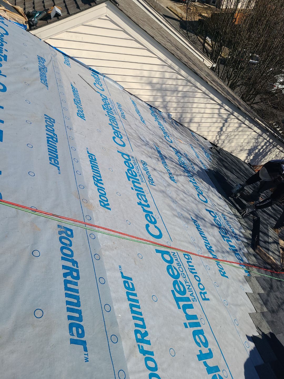 Burke: Residential Roof Replacement with CertainTeed Landmark Pro in Max Def Moire Black by RM Banning, Inc.