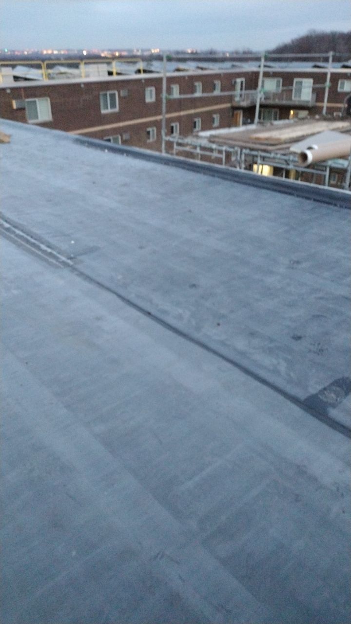 Commercial flat roof parma by Absolute Roofing and Construction