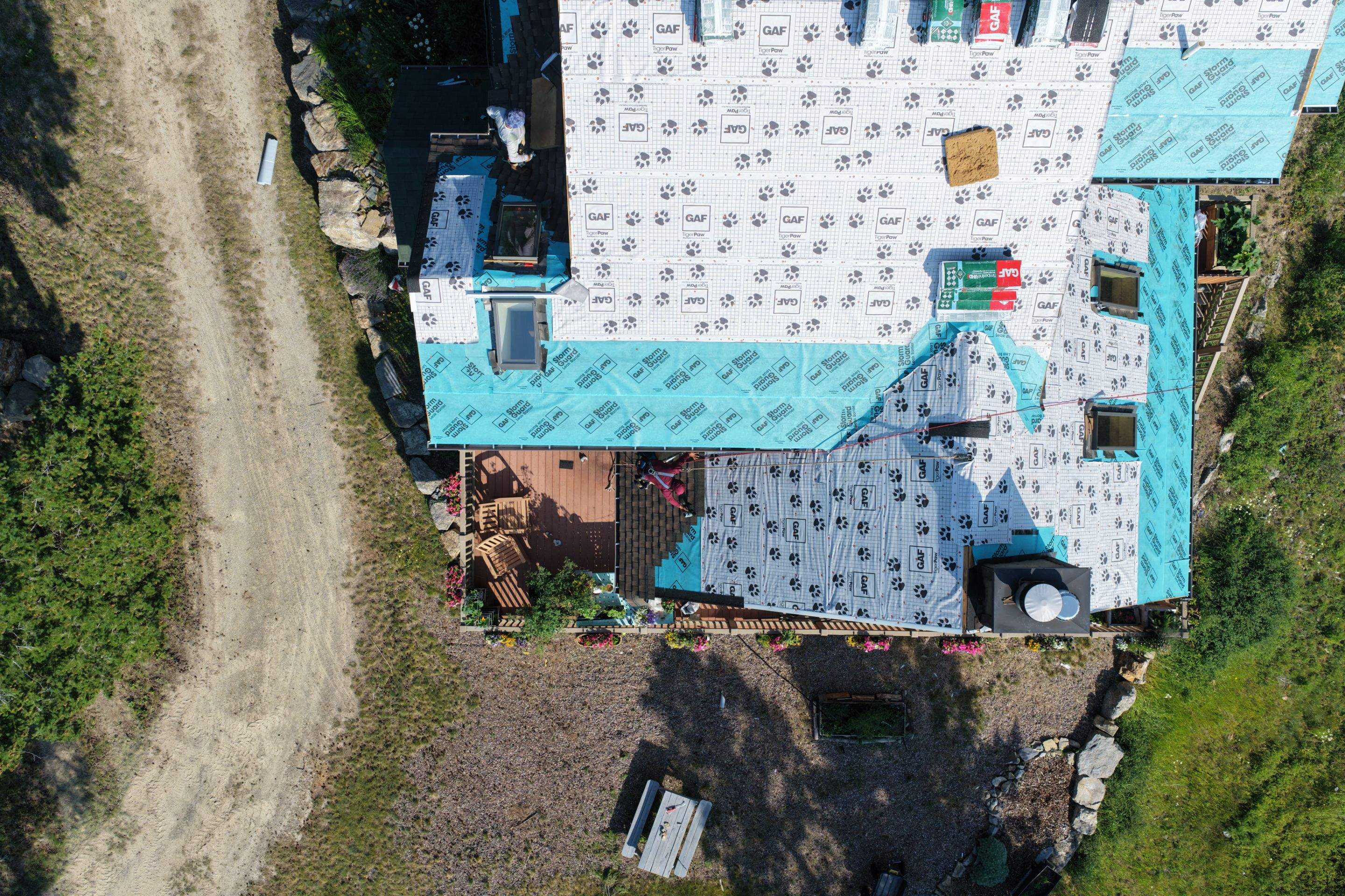 Roof Replacement - GAF Timberline UHDZ - Barkwood  by Montana Roofing Solutions