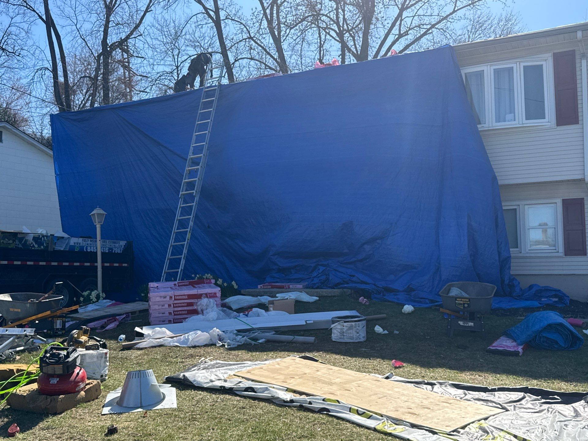 Residential Roofing Installation using Owens Corning by roberts roofing
