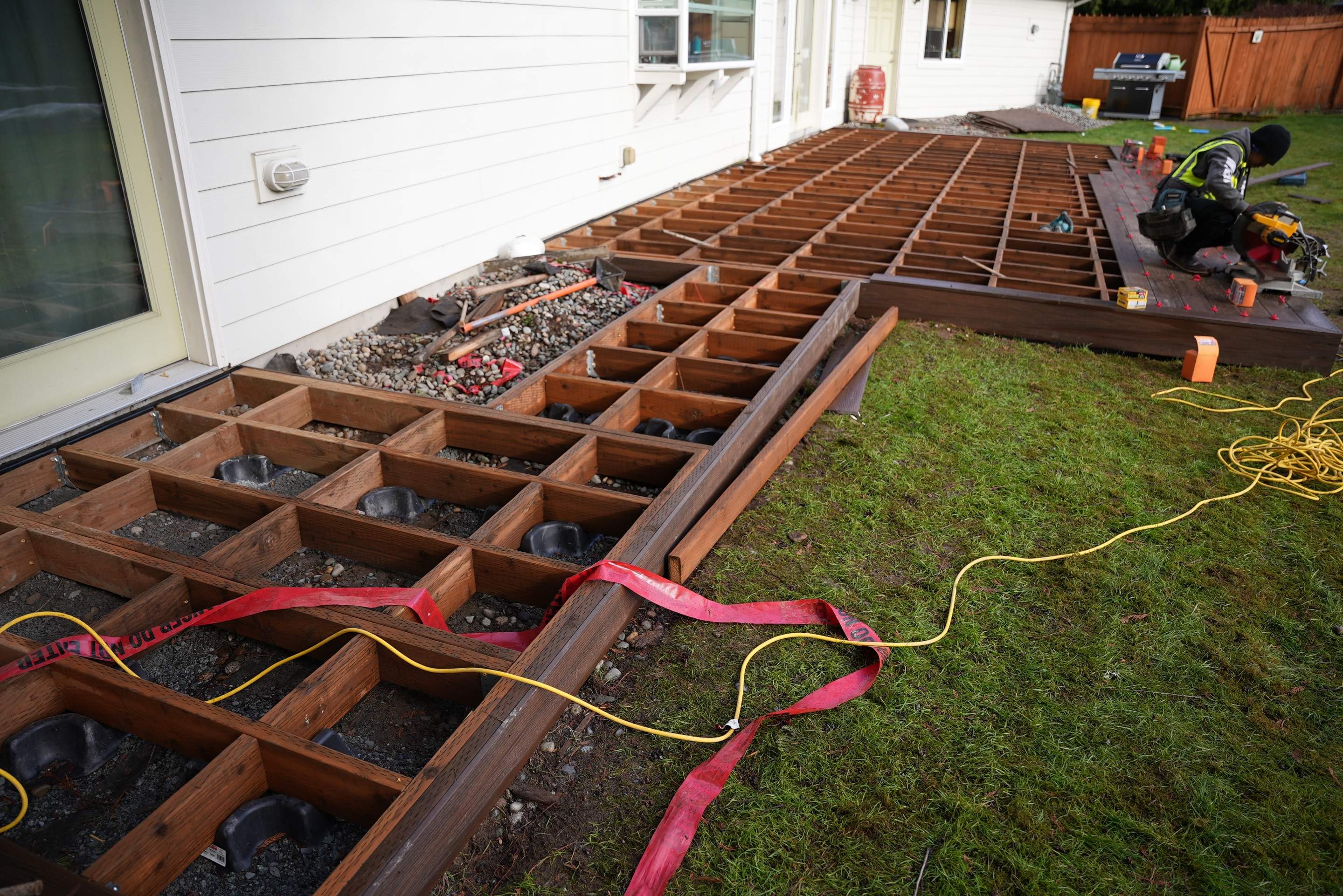 Daniel | Back Deck Installation  by Jireh Asphalt & Concrete Inc 