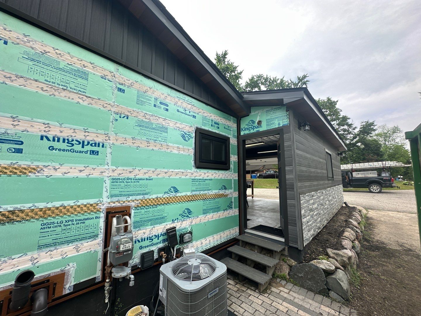 Siding Replacement using Alside Gray Oak by 180 Contractors