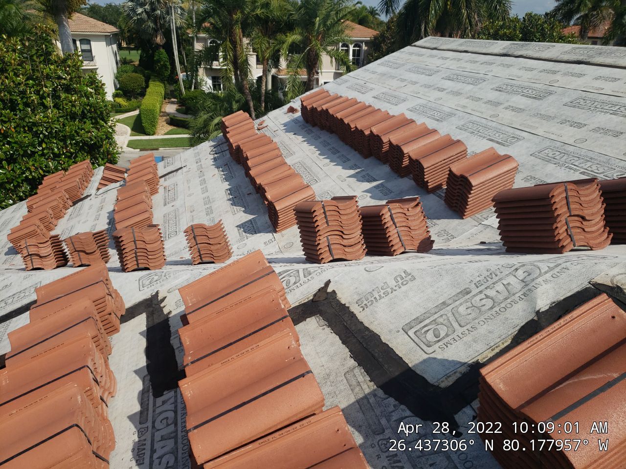 Residential Roofing Installation using Eagle Roofing Tile by BLUES BROTHERS ROOFING