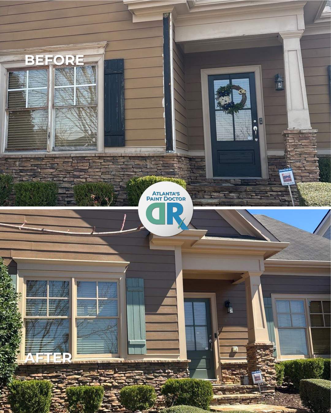 Enhanced Curb Appeal by Atlanta's Paint Doctor