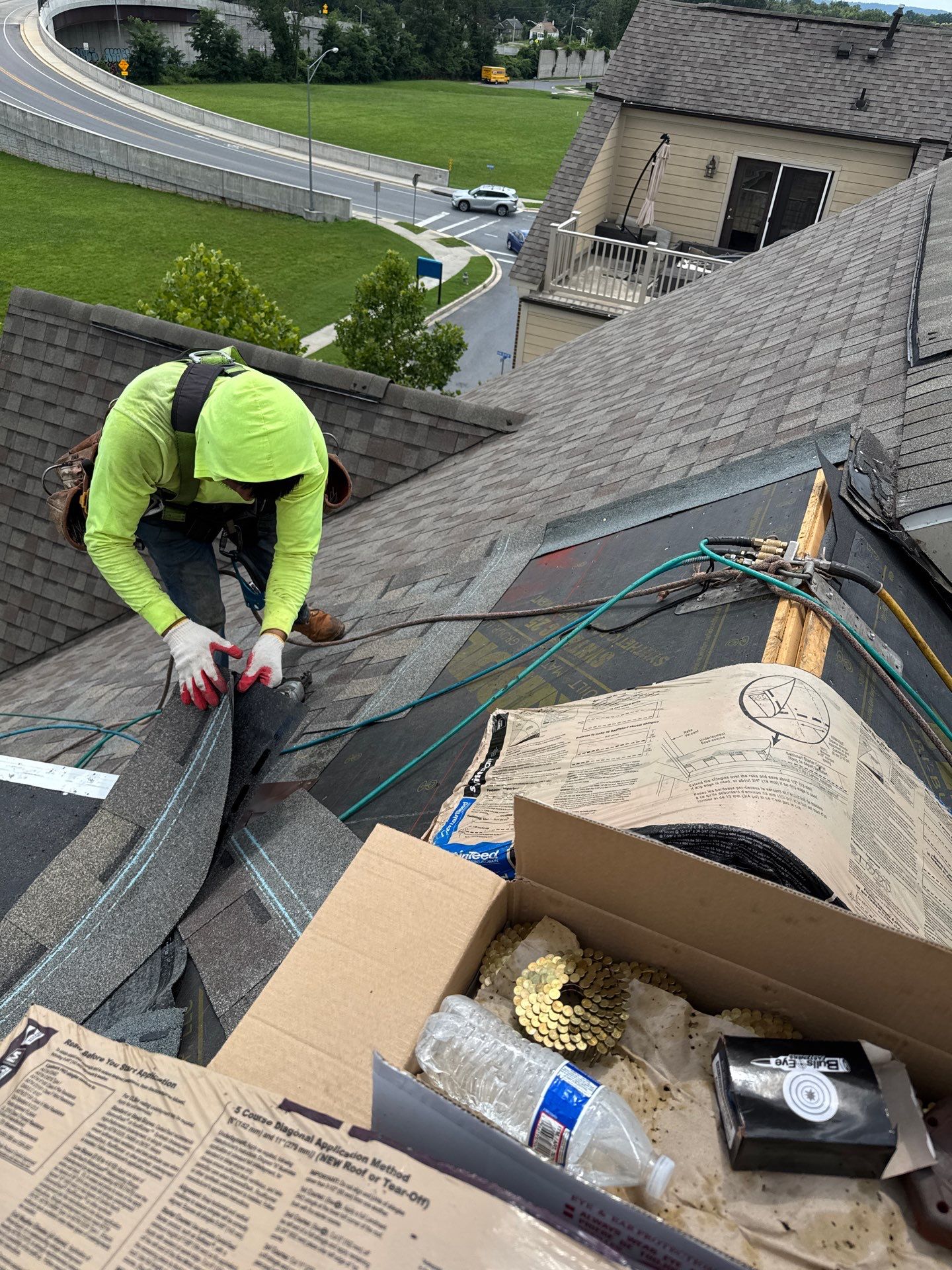 New Shingle Roof Installation  by Alpha Design Services