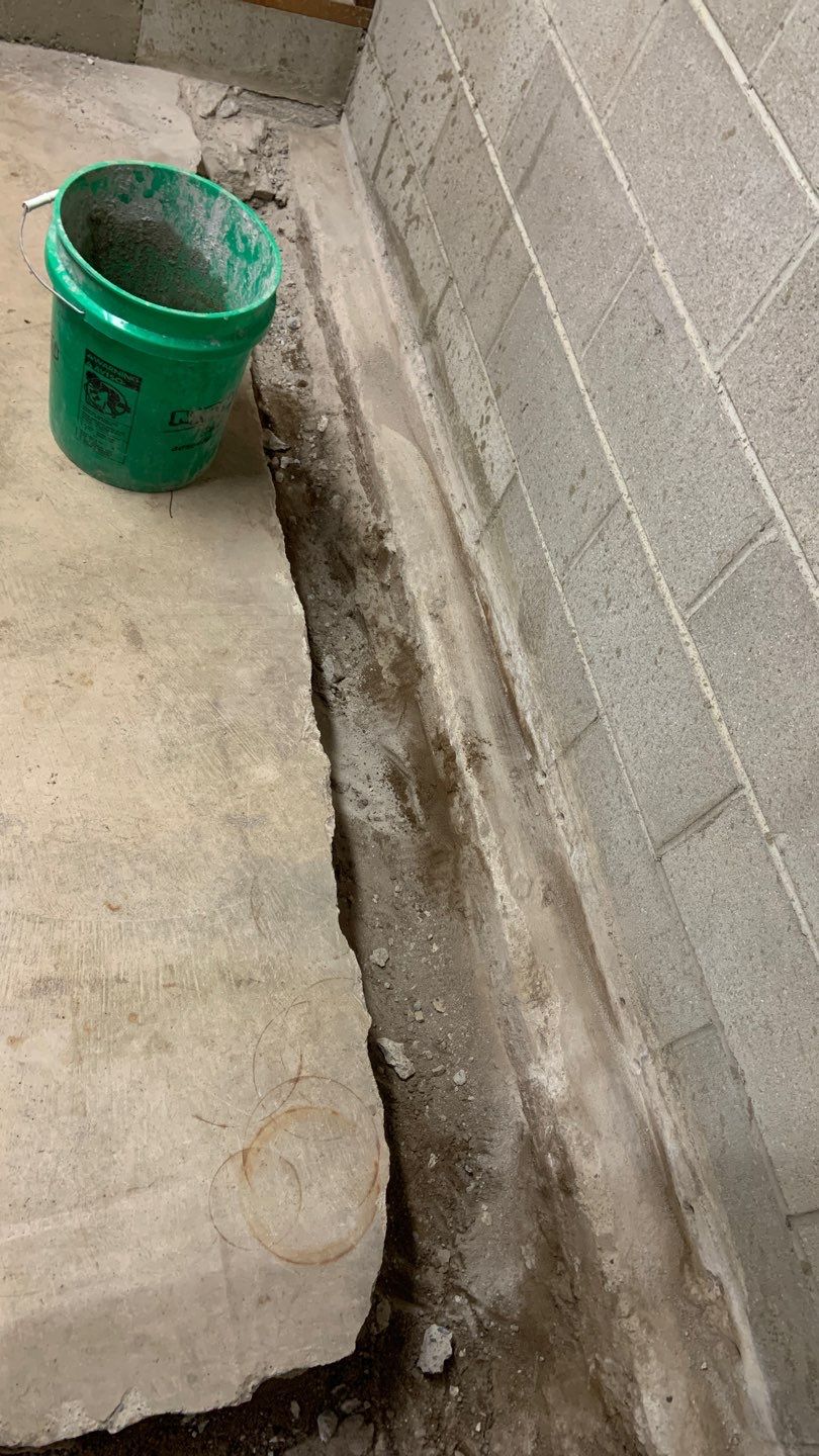 Drain tile in Brooklyn Center by Waterproofing Northeast