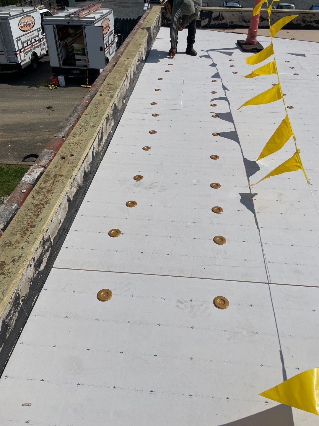 Commercial Roofing Installation using GAF TPO by All Site Roofing