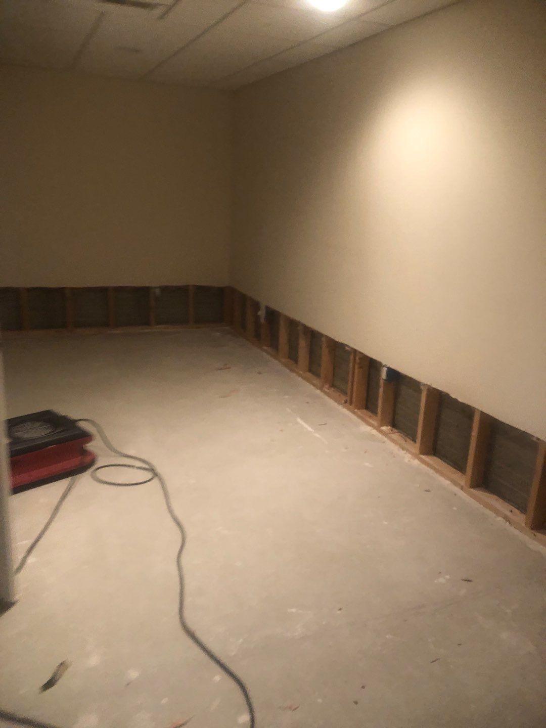Pipe Burst Emergency Mitigation Demo and Dry Down by Absolute Roofing and Construction