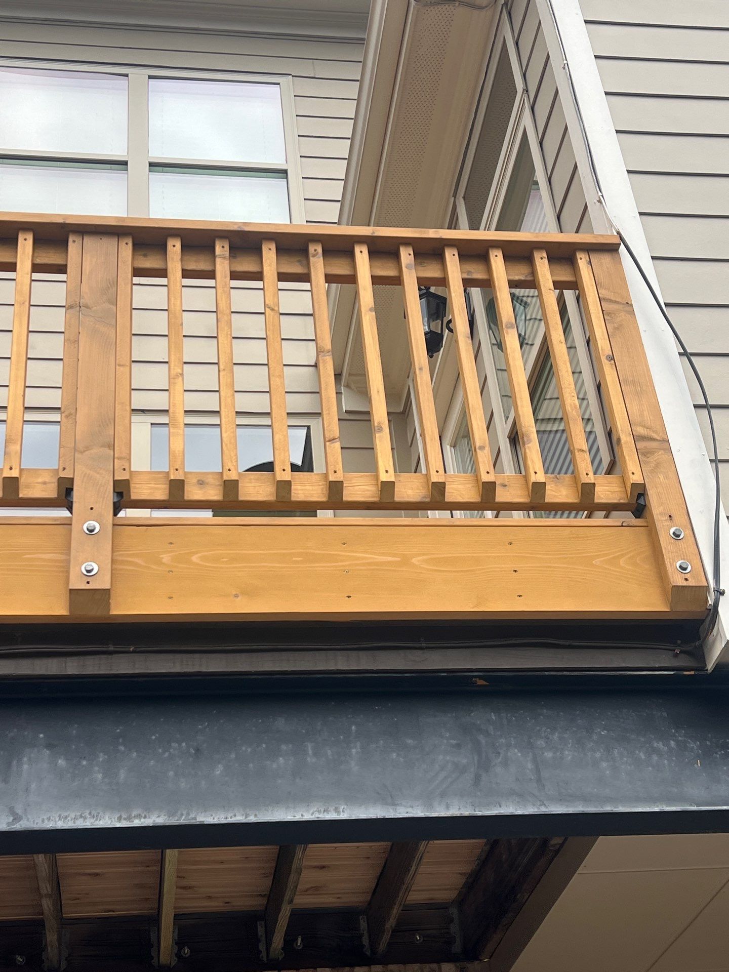 Alpharetta Deck Resurface and Stain using Cedar Decking and Sherwin Williams by Nelson Exteriors