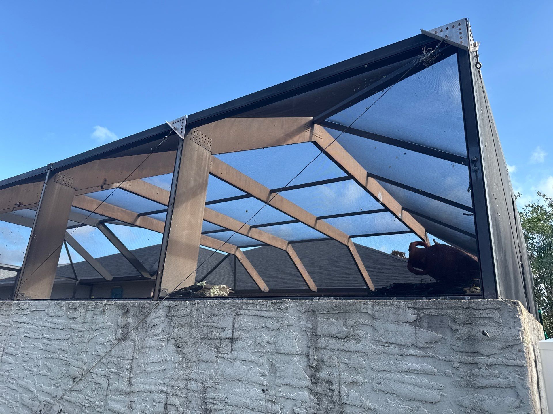 Pool Cage Screen Enclosure Cleaning – Oakley Community, Ellenton, FL 34222 by Sunshine AquaWash