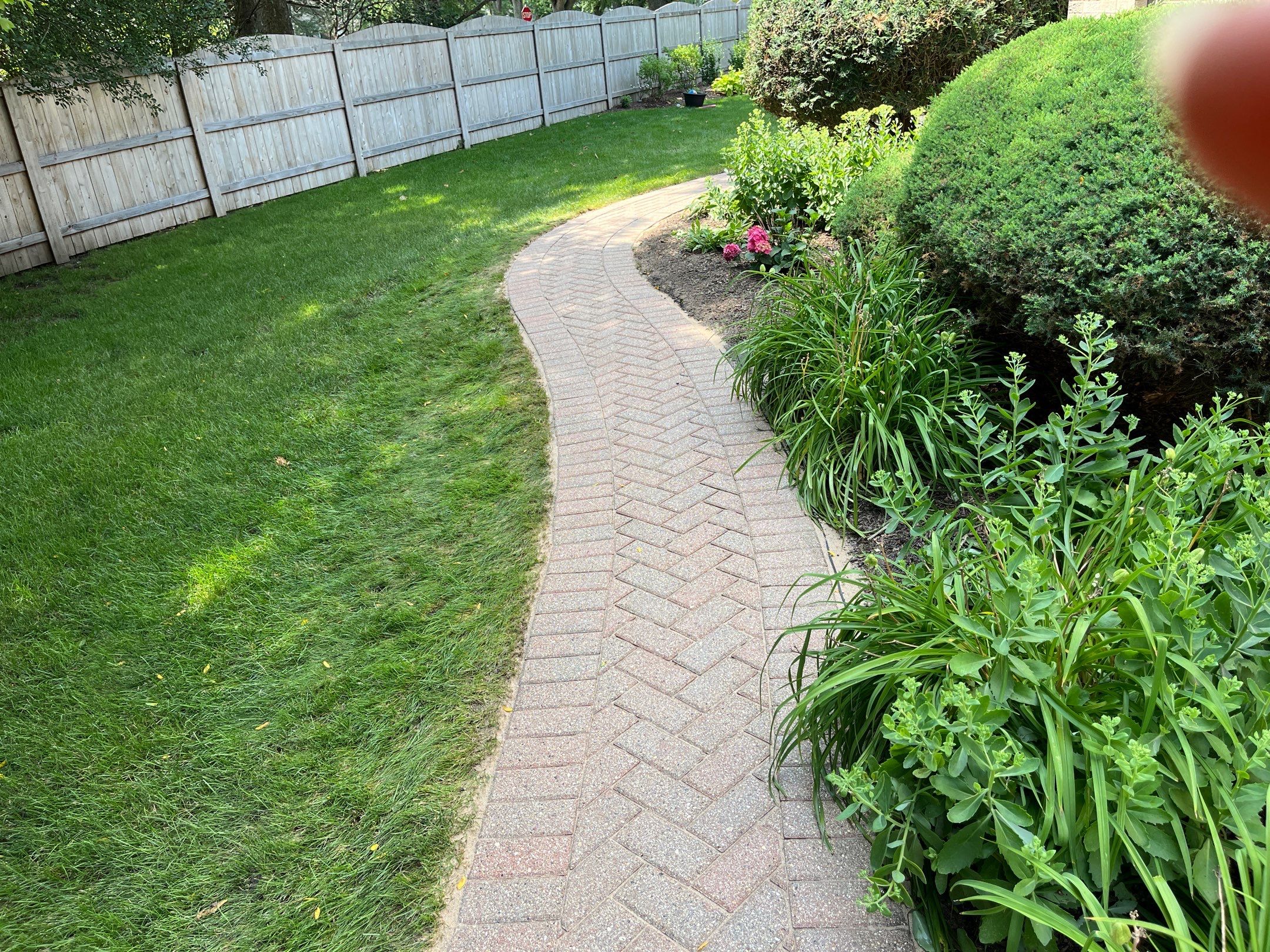 Brick paver clean, sand and seal.  using Surebond SB-1300 by Northern Power Washing LLC.