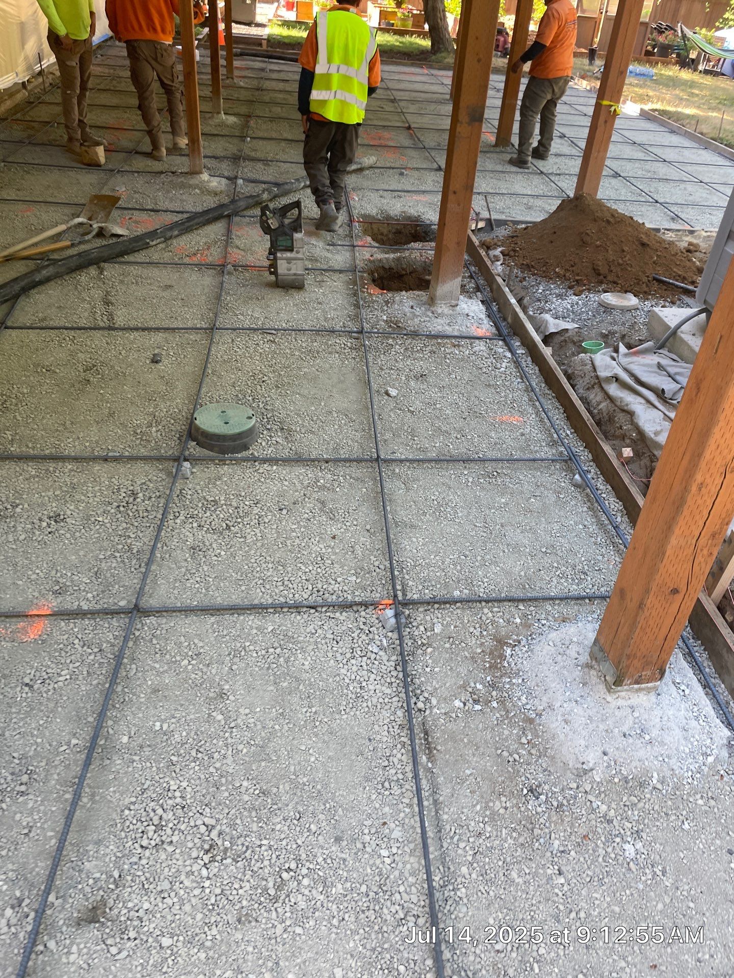 Concrete Back Patio Renovation | Edmonds  by Jireh Asphalt & Concrete Inc 