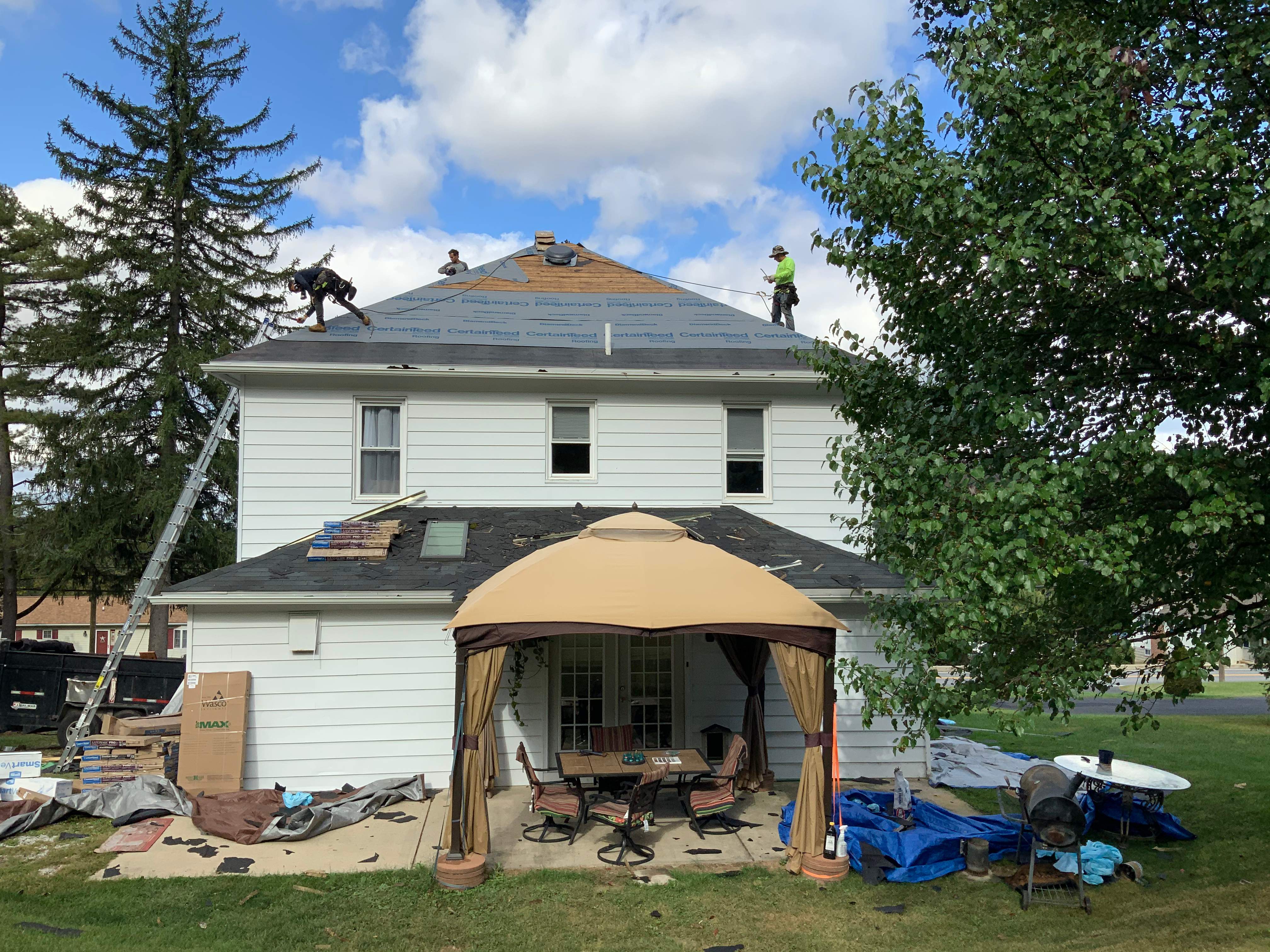 Residential Roofing Installation using Max Def Resawn Shake by Alpha Design Services