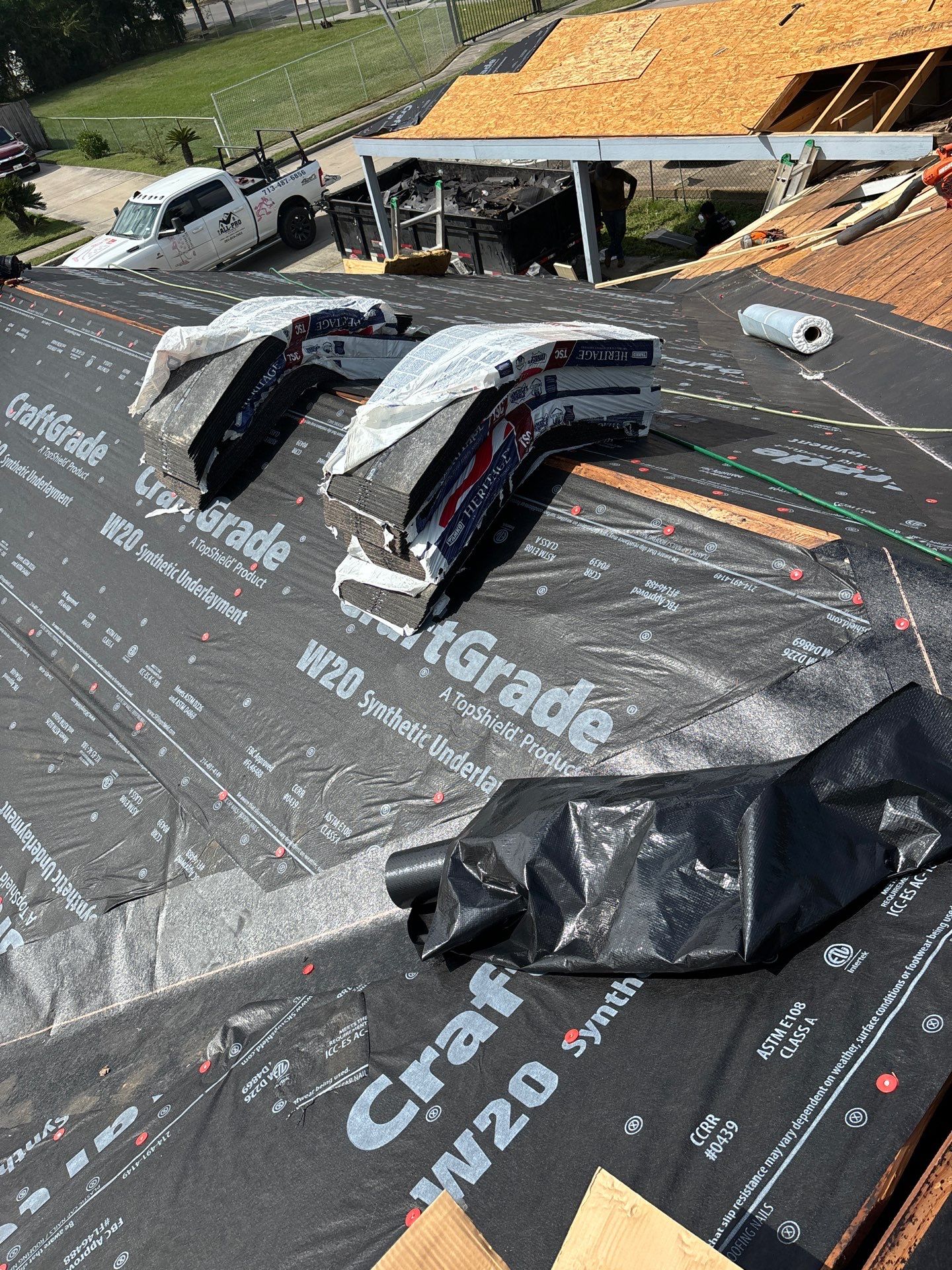 Residential Roofing Repair using Owen's Corning Duration (Lifetime) Shingles by Roof Repair Services LLC