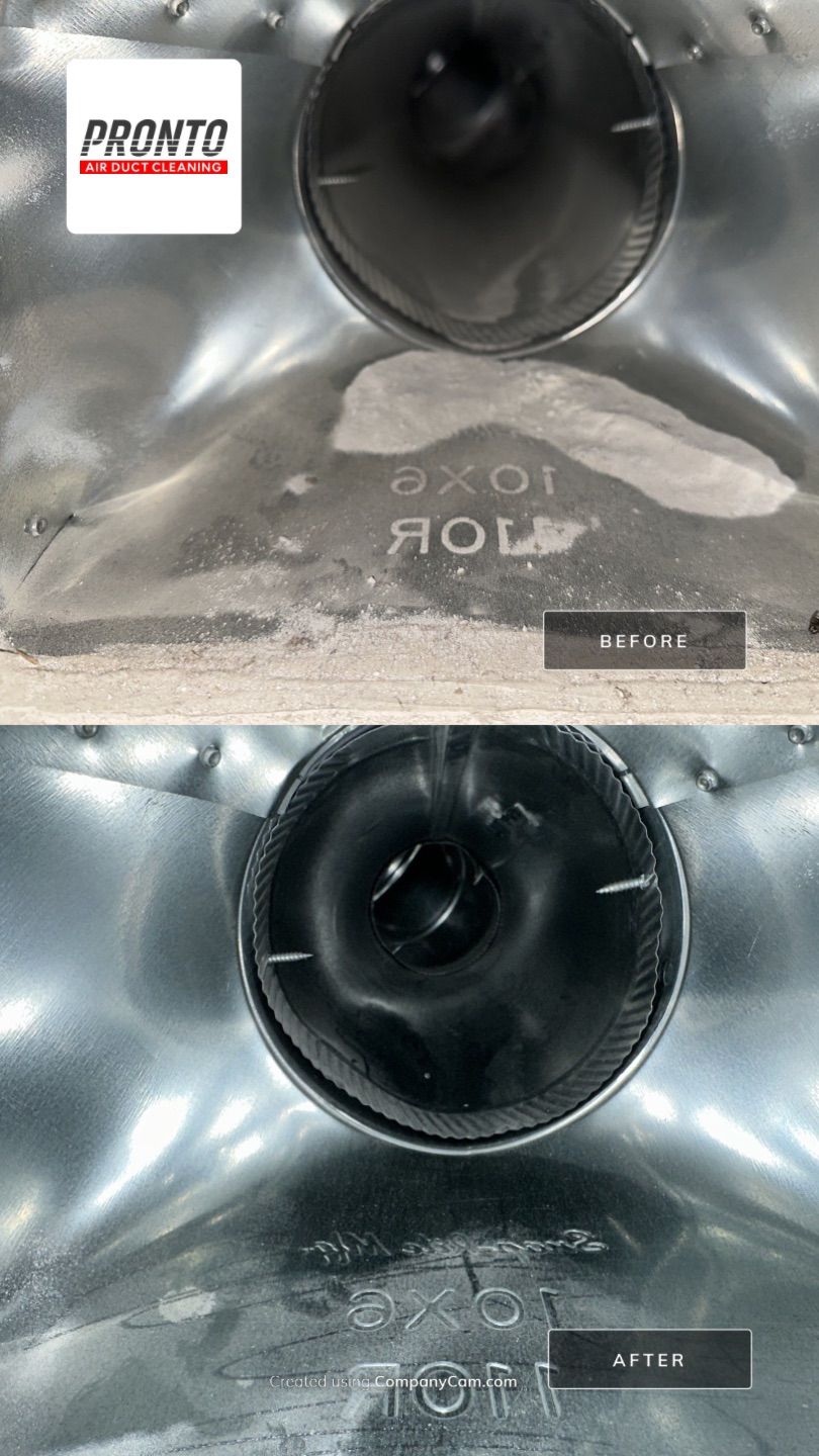 Air duct cleaning using Hypervac by Pronto Air Duct Cleaning