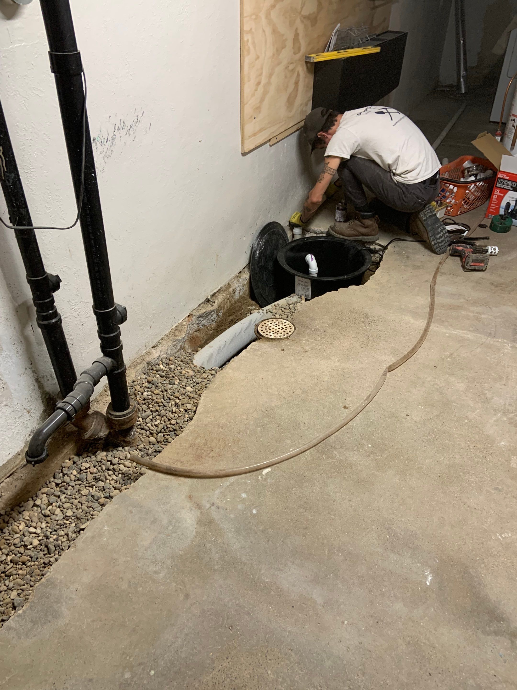 Derrick & Lisa’s Basement Remodel by Waterproofing Northeast