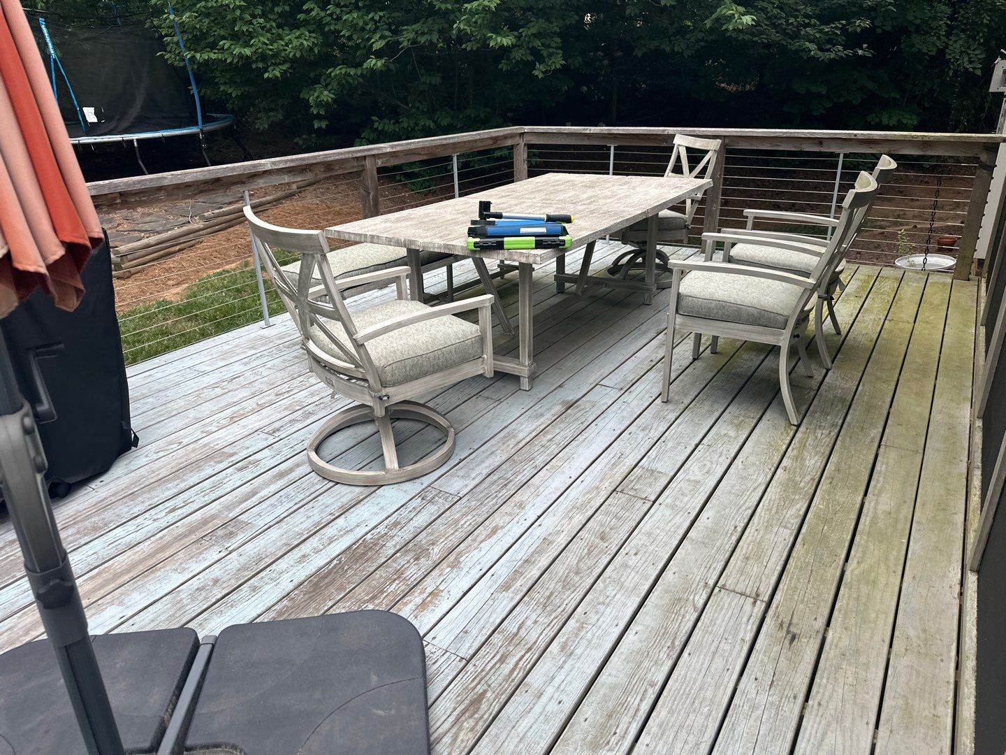 Weathered Deck using Wood Sealant by DuraSeal