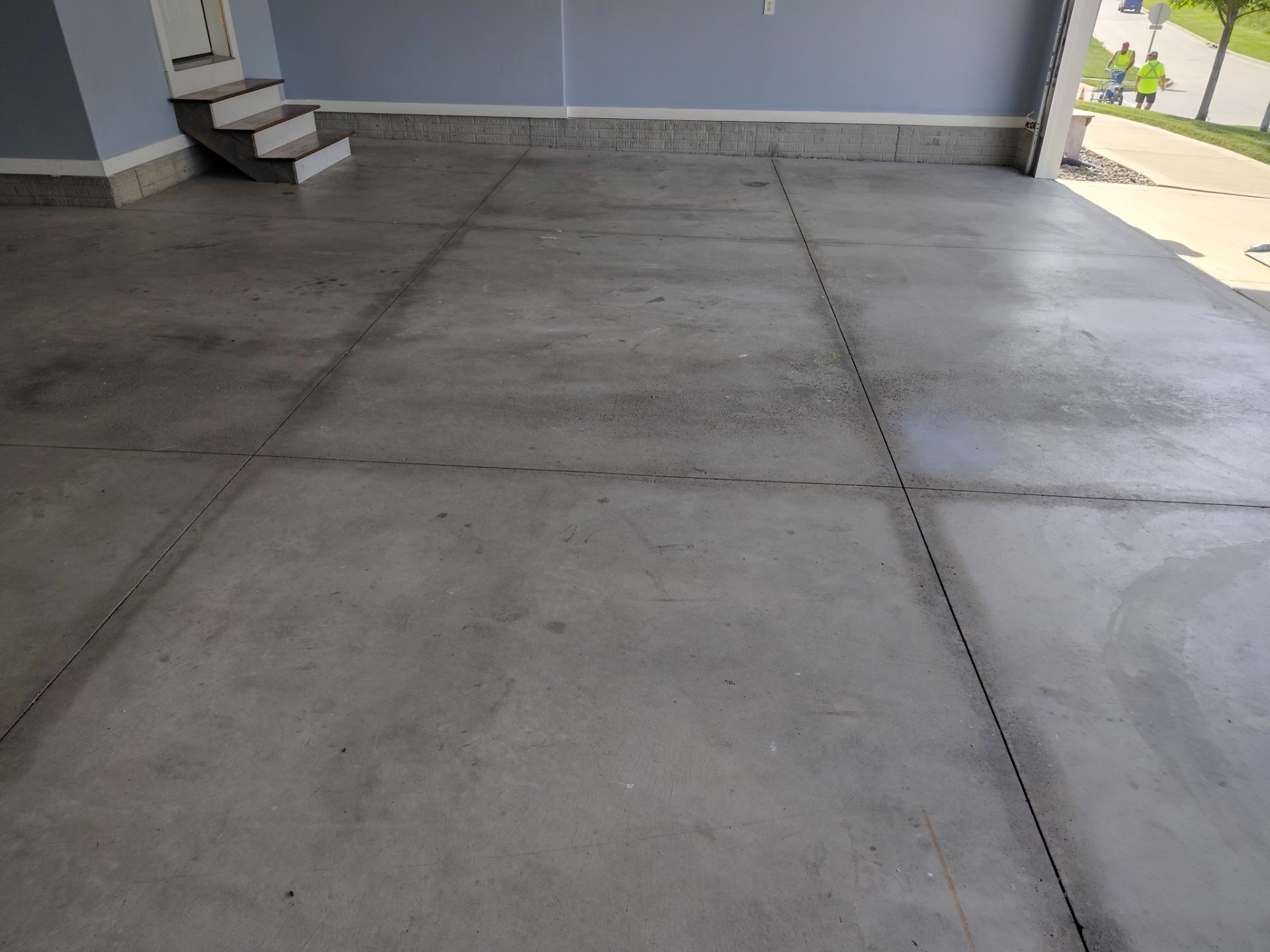 Tidal Wave Garage Transformation in Adel, Iowa by Revival Concrete Coatings
