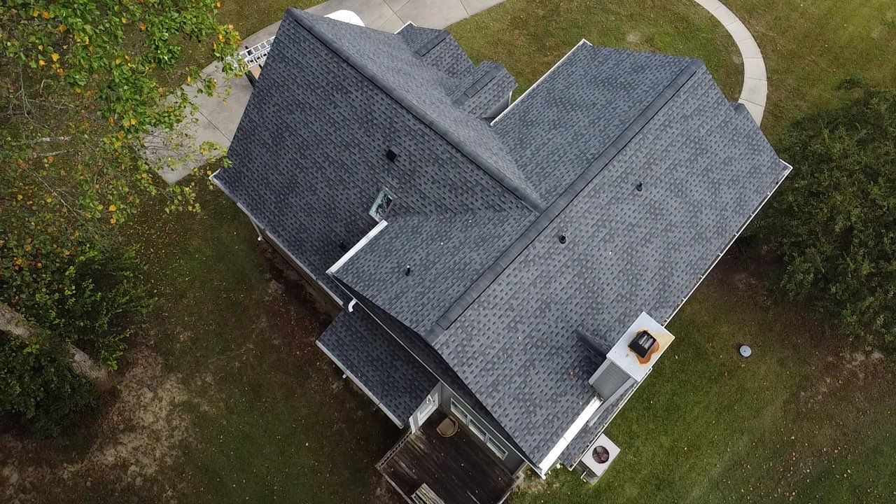 GAF HDZ Charcoal by Skybird Roofing