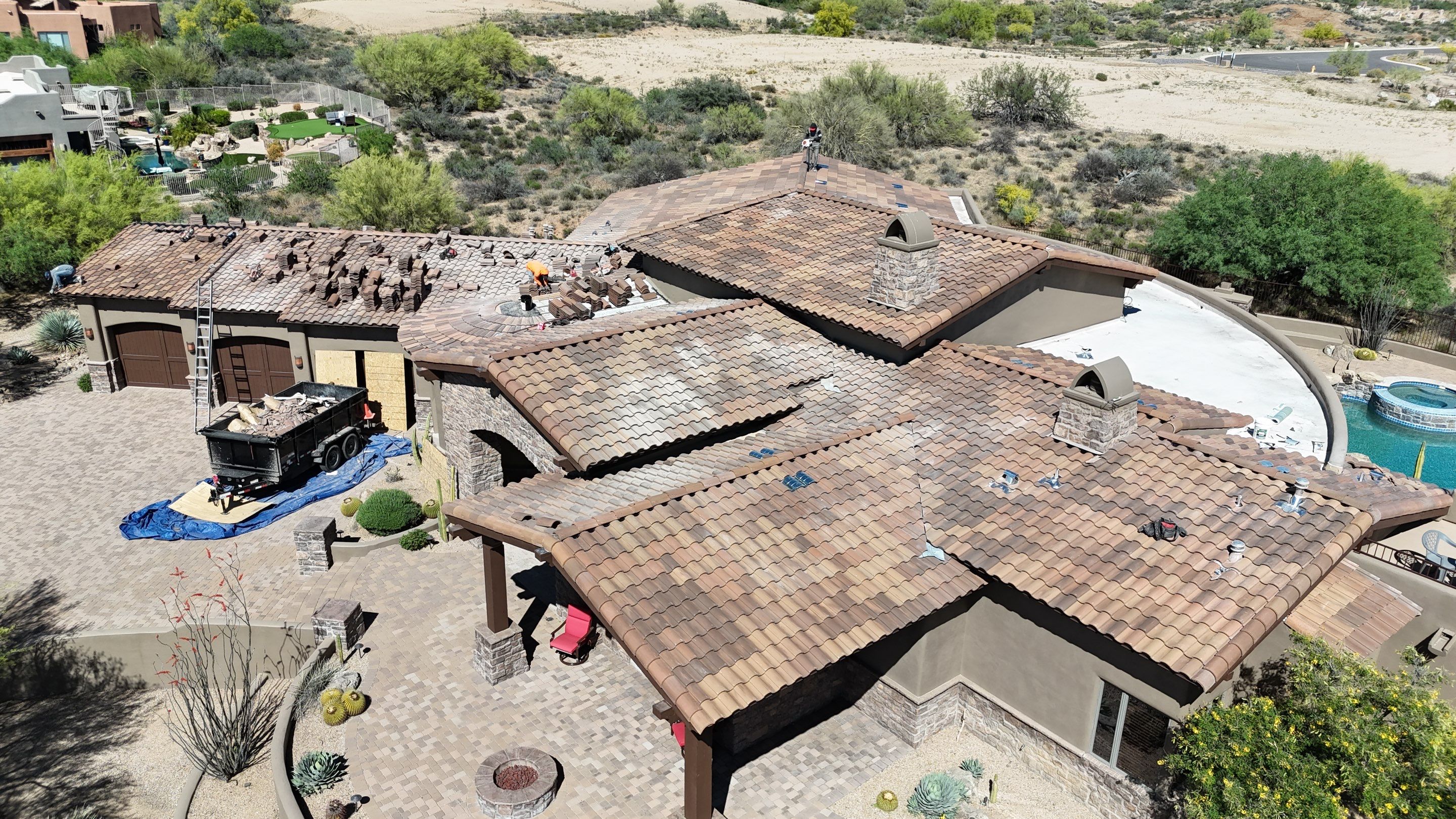 Project in Scottsdale by Saint Roofing