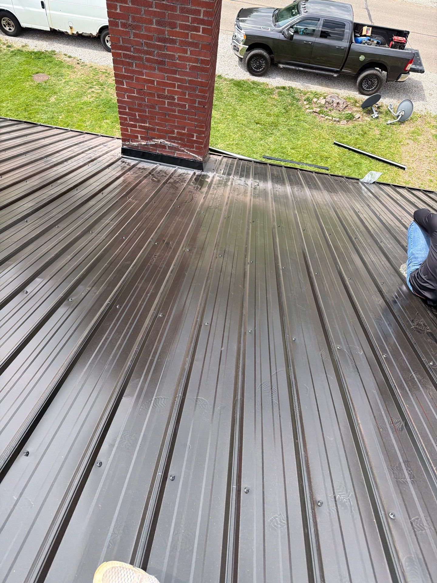 Residential Roofing Installation using Metal by Rainstoppers Roofing