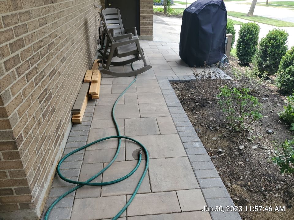 Brick paver clean, sand and seal. using Surebond SB-1300 by Northern Power Washing LLC.