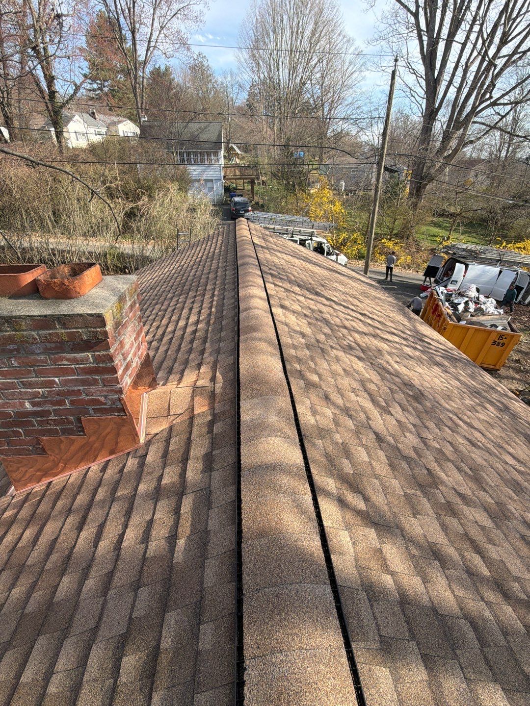 DiGiorgi creates a beautiful roof using GAF products in New Fairfield, CT by DiGiorgi Roofing and Siding Inc