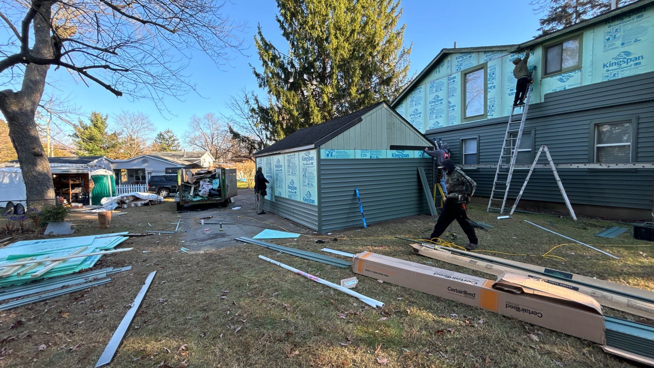 Siding Replacement using Certainteed Monogram D5 by 180 Contractors