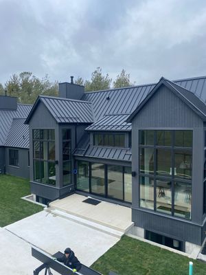 New Home Construction using 16" Standing Seam Panels