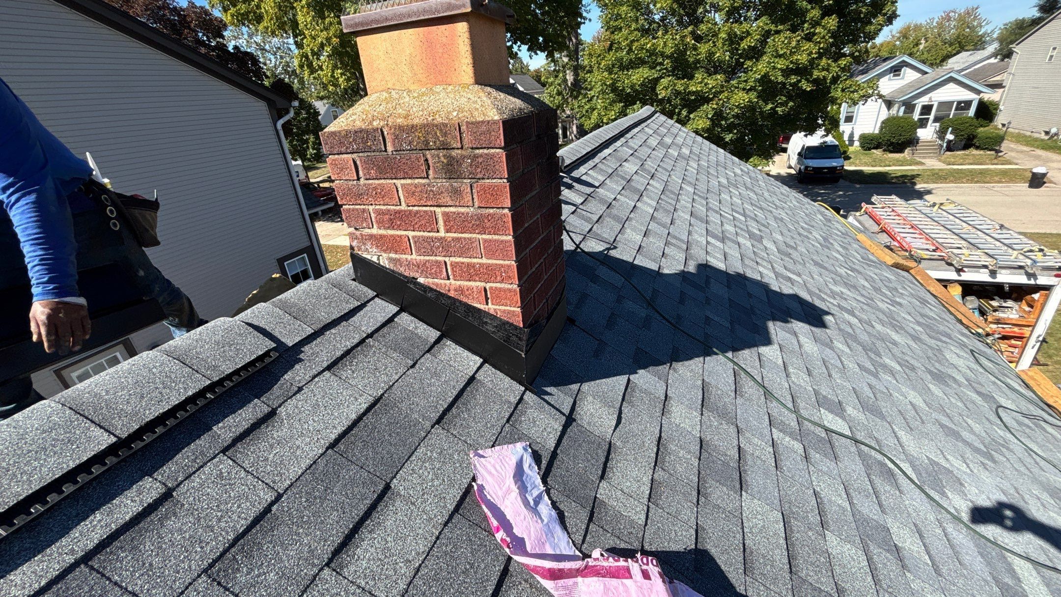 Roof Replacement using Owens Corning Estate Gray by 180 Contractors