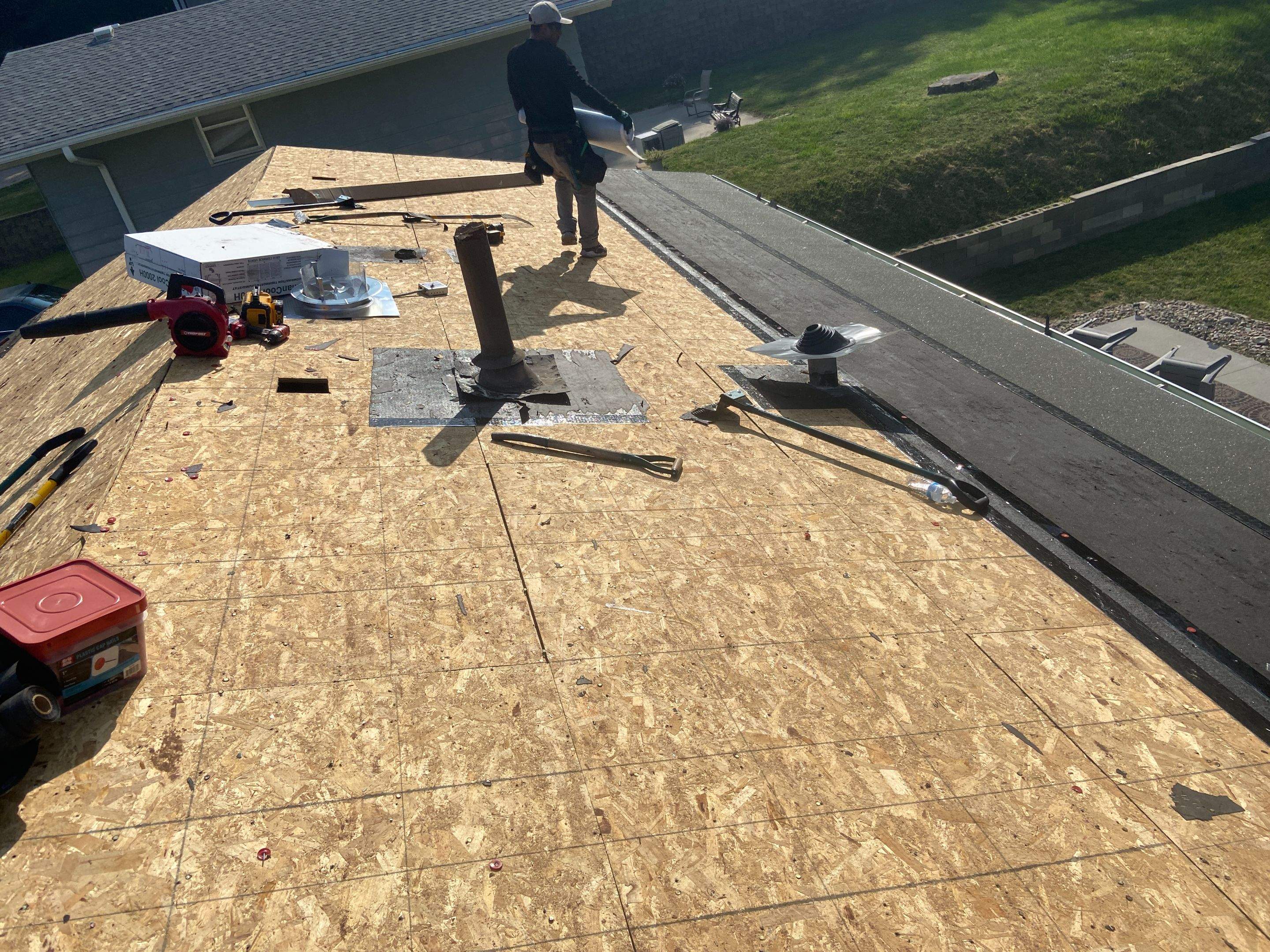 Asphalt Shingle Roof Replacement and Decking Repair in Council Bluffs by Star Home
