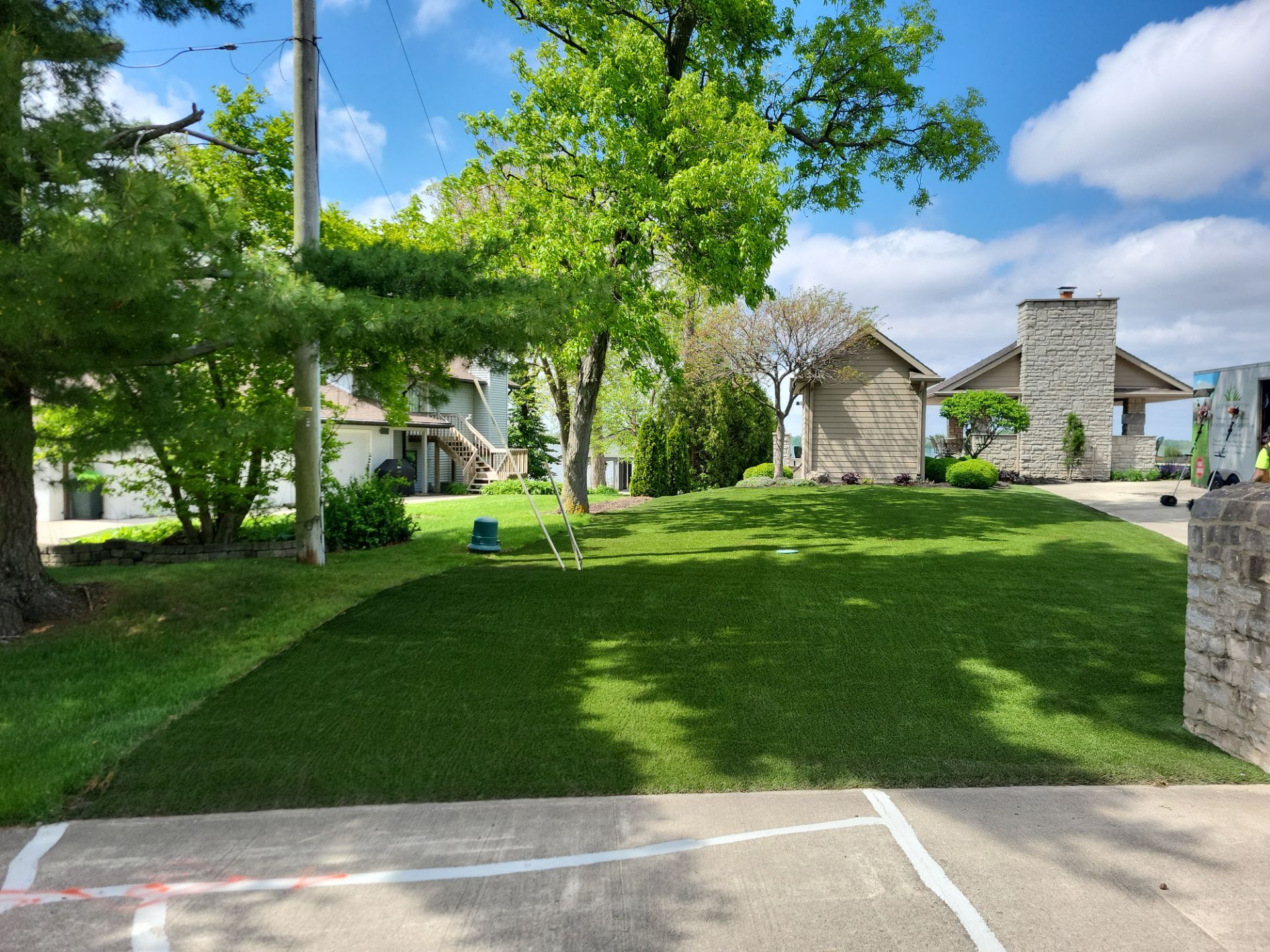 Full Lakeside Turfed Yard by Southwest Greens Midwest