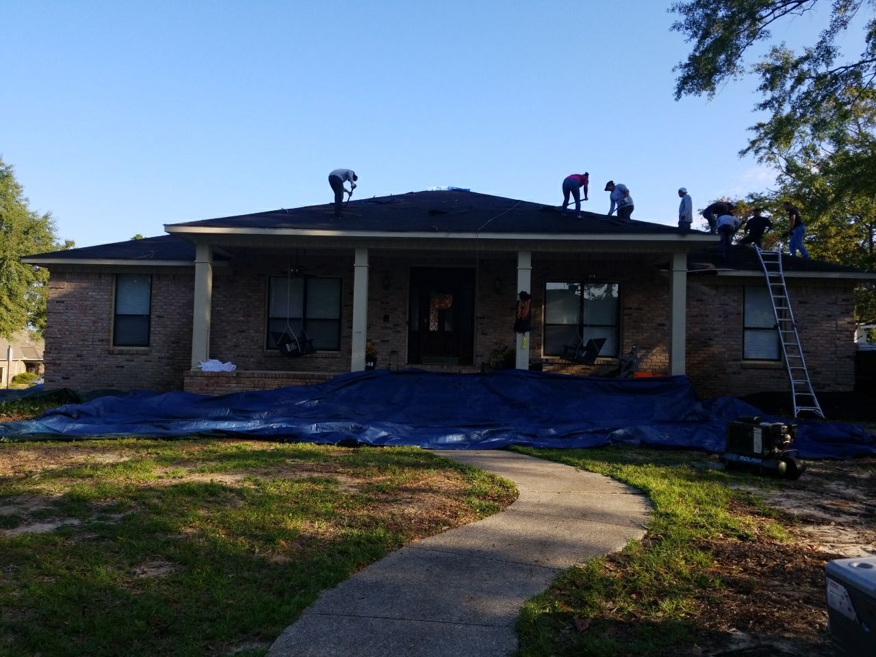Residential Roofing Installation using Roof Replacement by American Roofing & Construction LLC