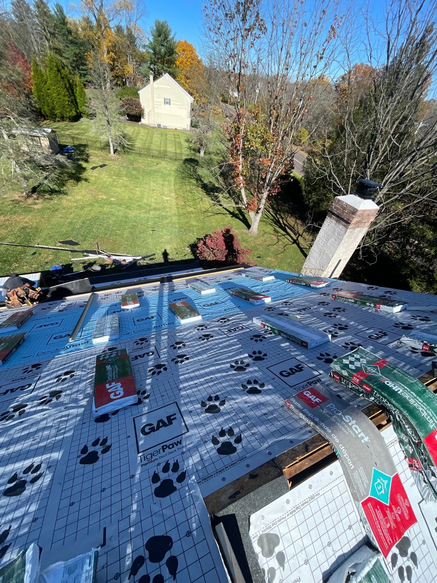Full Exterior Renovation with GAF Roofing System in North Wales by North Star Roofing