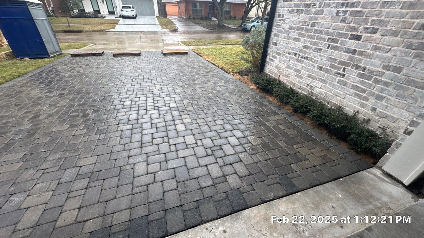 🚘 Mr. Zee’s Paver Driveway Restoration & Drainage Upgrade by Texas Urban Elements