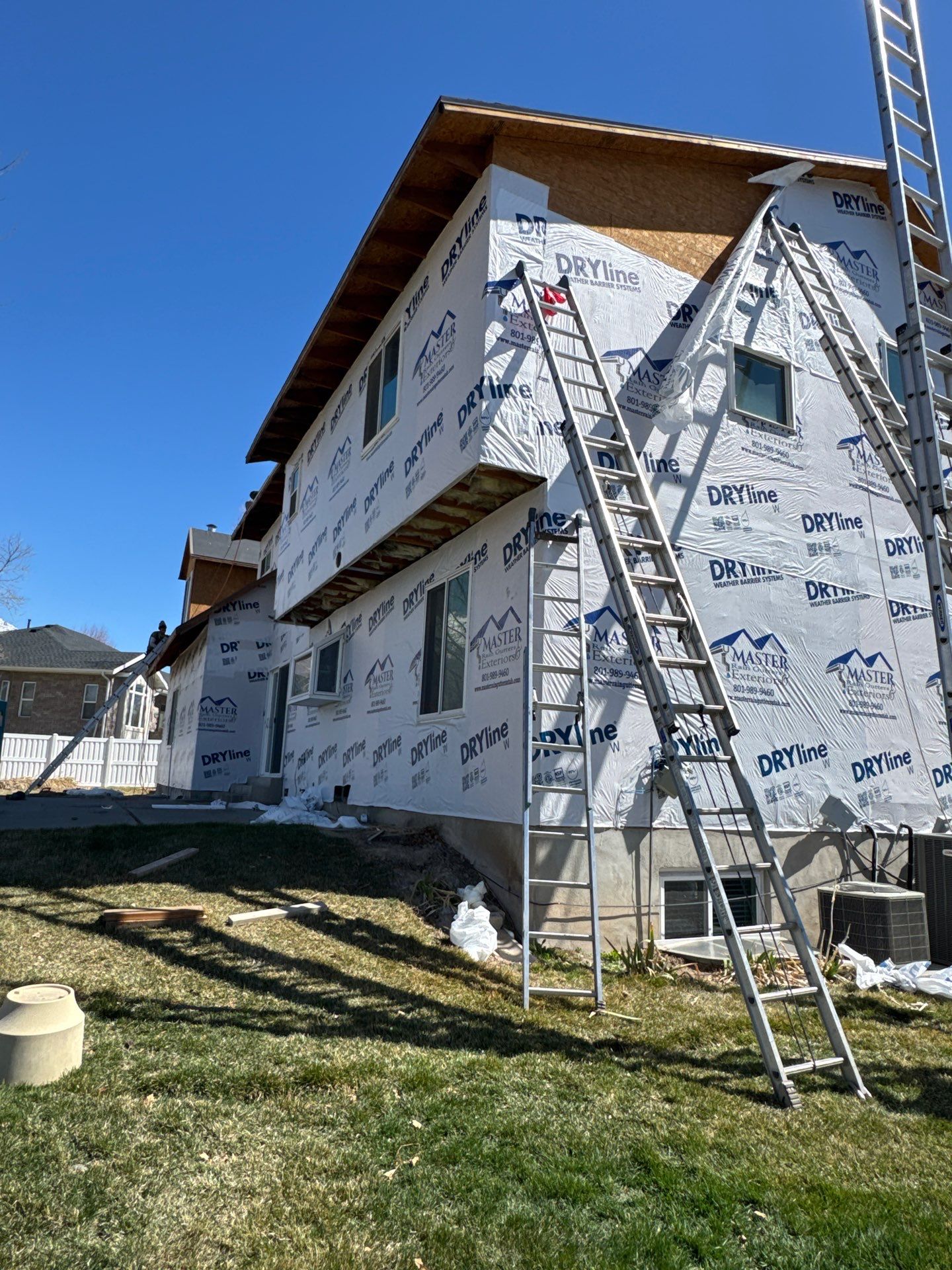Siding in Lindon by Master Rain Gutters.