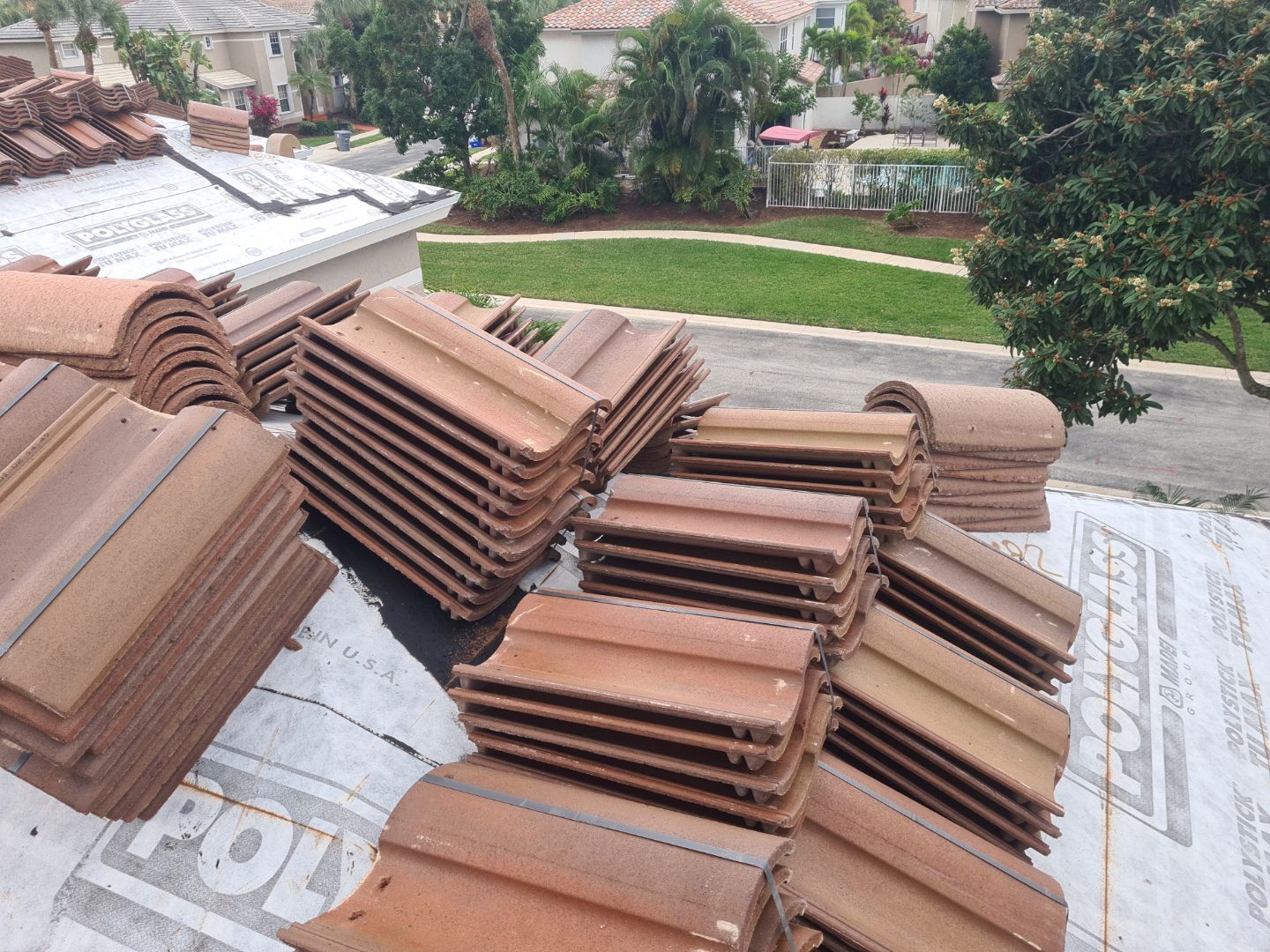 Residential Roofing Installation using Eagle Roofing Tile by BLUES BROTHERS CONSTRUCTION CORP