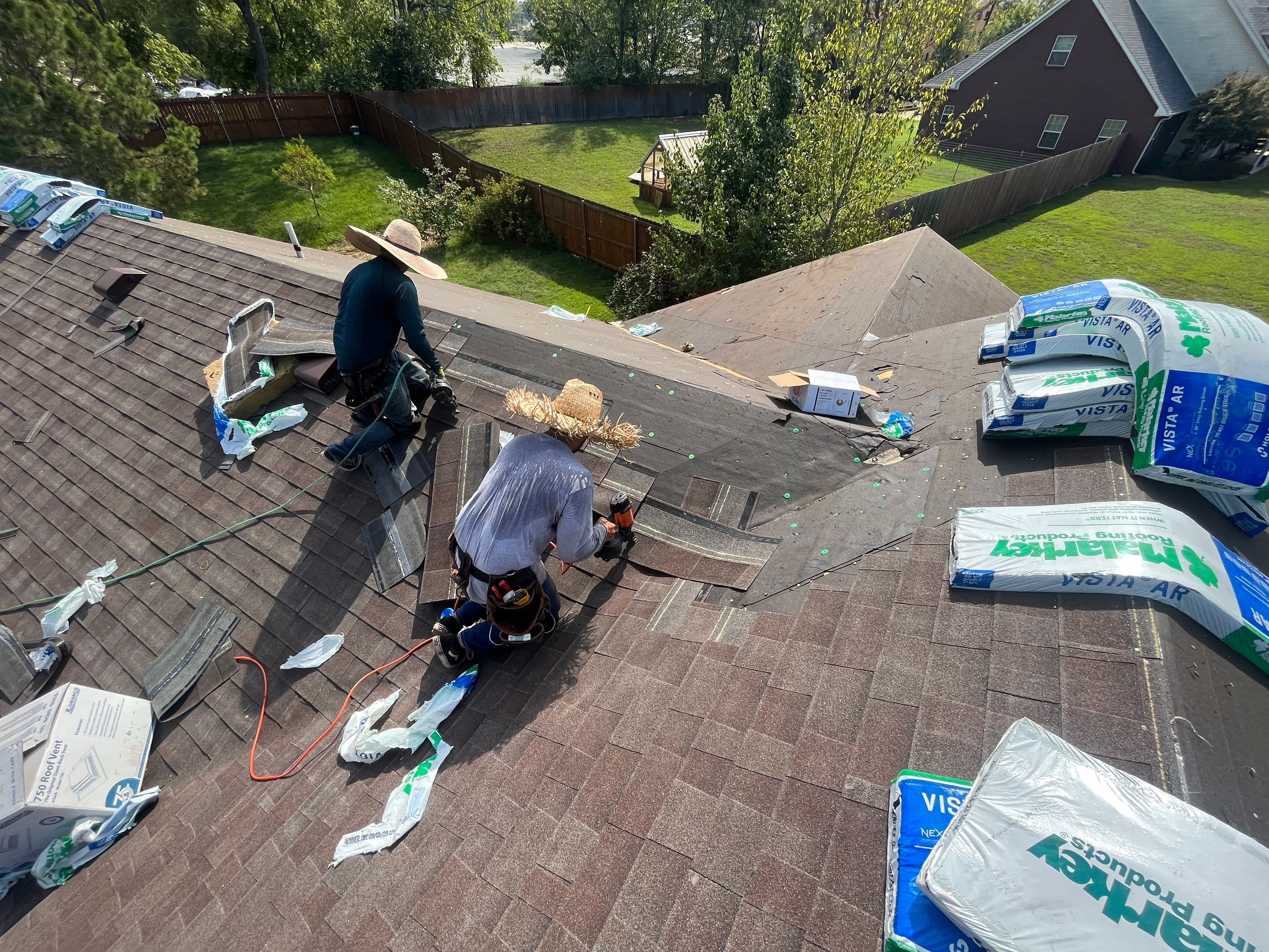 Residential Shingle Reroof: 45 year Impact Rated Architectural Shingle by Hostetler Roofing